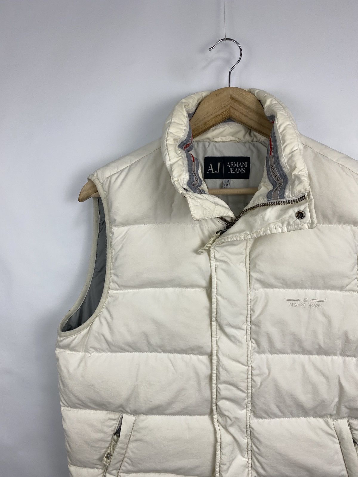 Armani 🇺🇸 Vintage 90s Armani Jeans Rare Puffer Vest Retro Hype Size US M / EU 48-50 / 2 - 2 Thumbnail