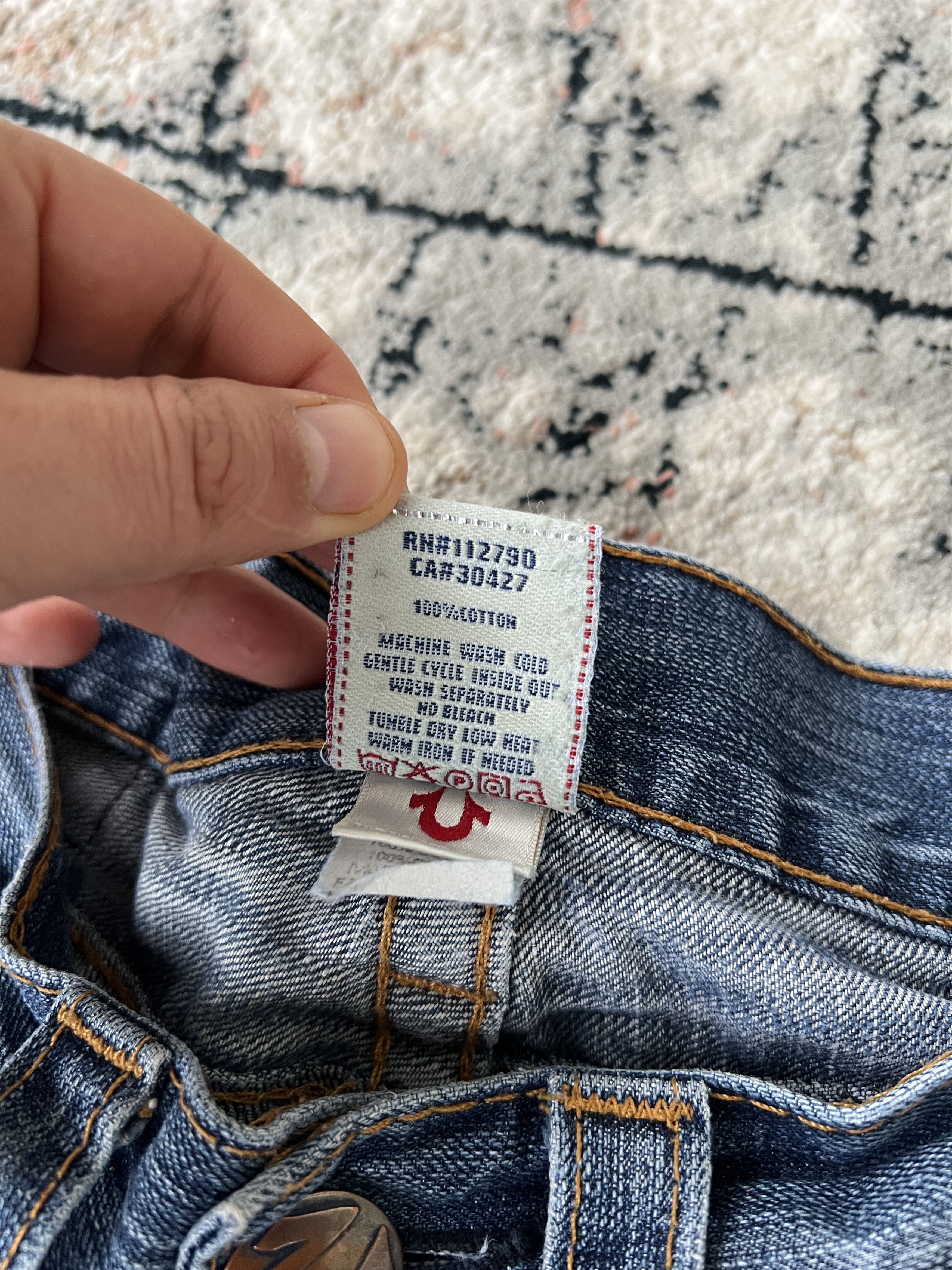 True Religion True Religion Made In USA Jeans Size 28" / US 6 / IT 42 - 8 Thumbnail
