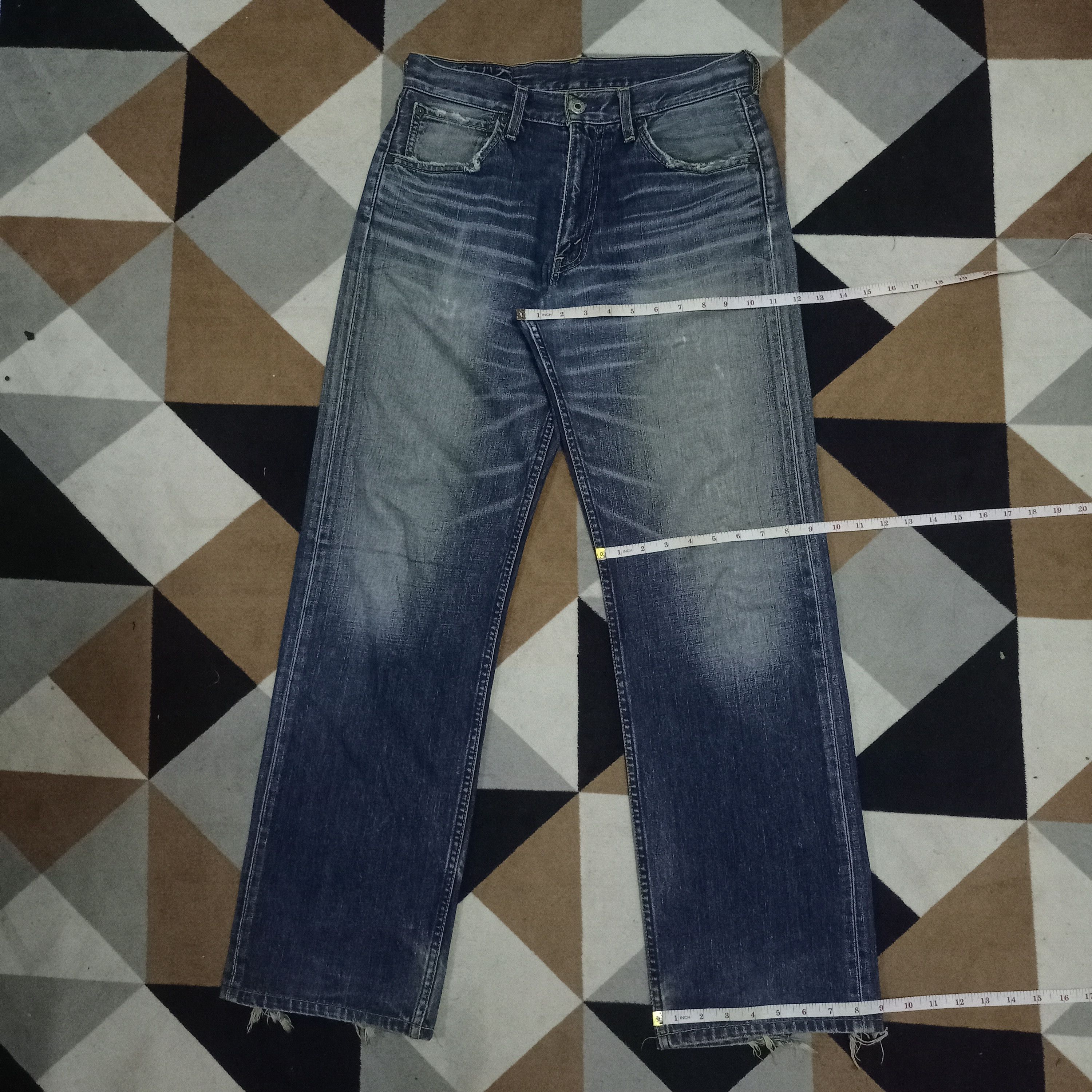 Levi's × Levi's Vintage Clothing Vintage 90s Levis 503 Sanforized Distressed Baggy Jeans Size US 30 / EU 46 - 13 Thumbnail