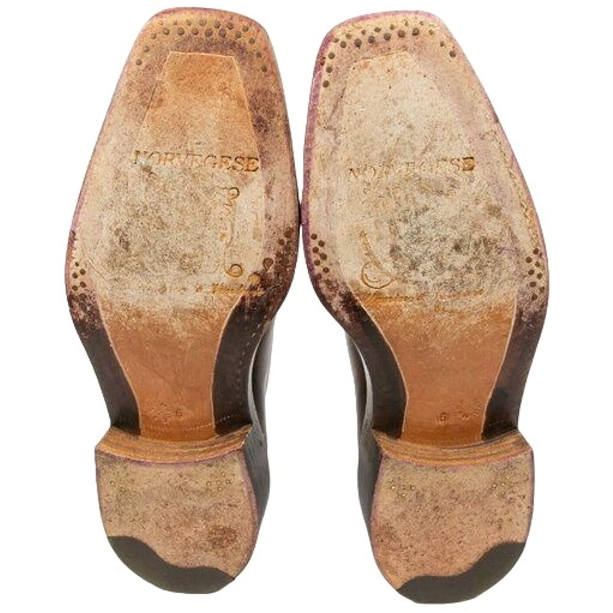 Bettanin & Venturi Bettanin & Venturi Italy Mens 7 Brown Norvegese Double Split Size US 7 / EU 40 - 4 Thumbnail