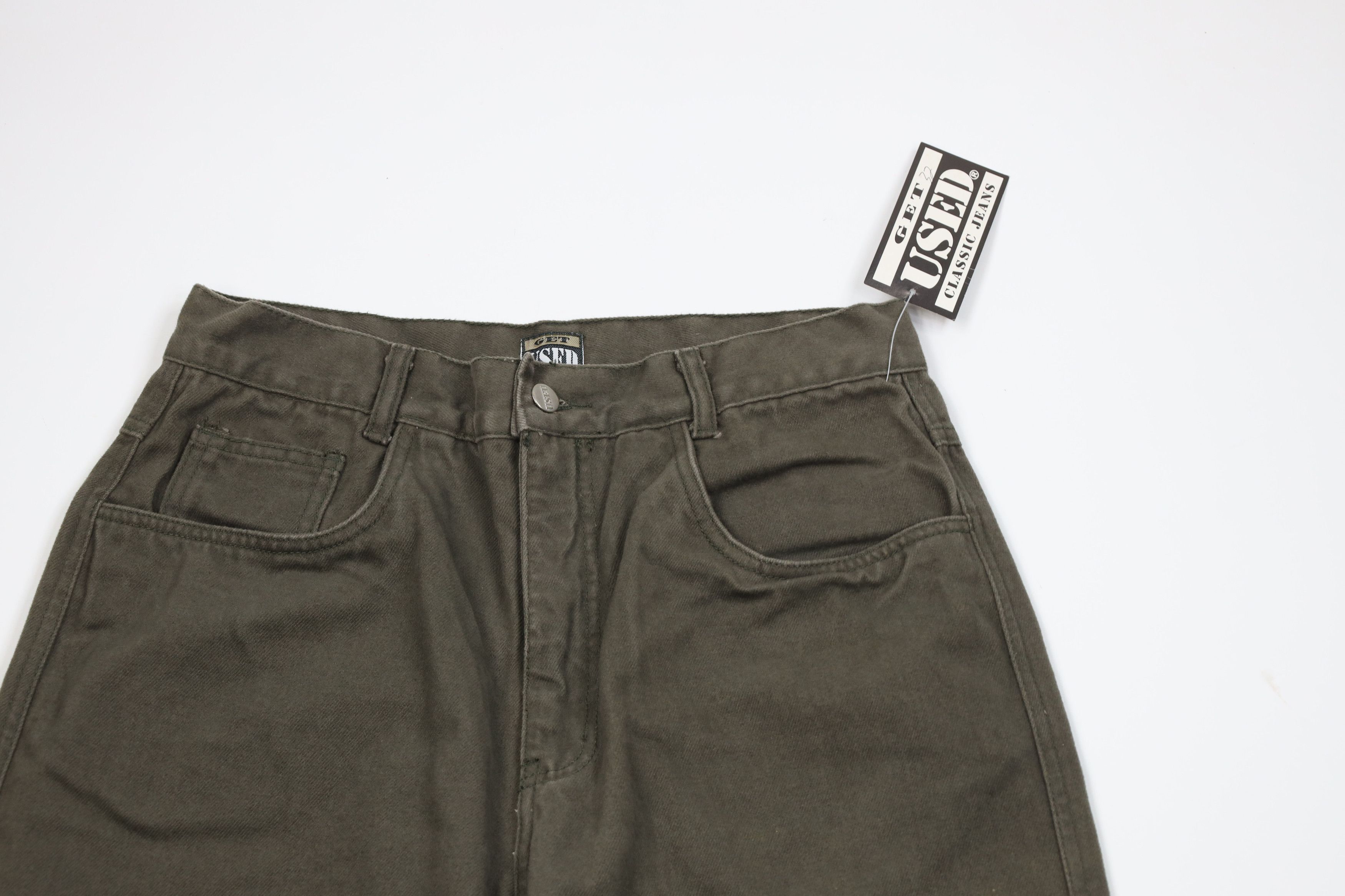 Vintage Deadstock Vintage 90s Streetwear Skateboard Jeans Olive Size US 32 / EU 48 - 2 Thumbnail