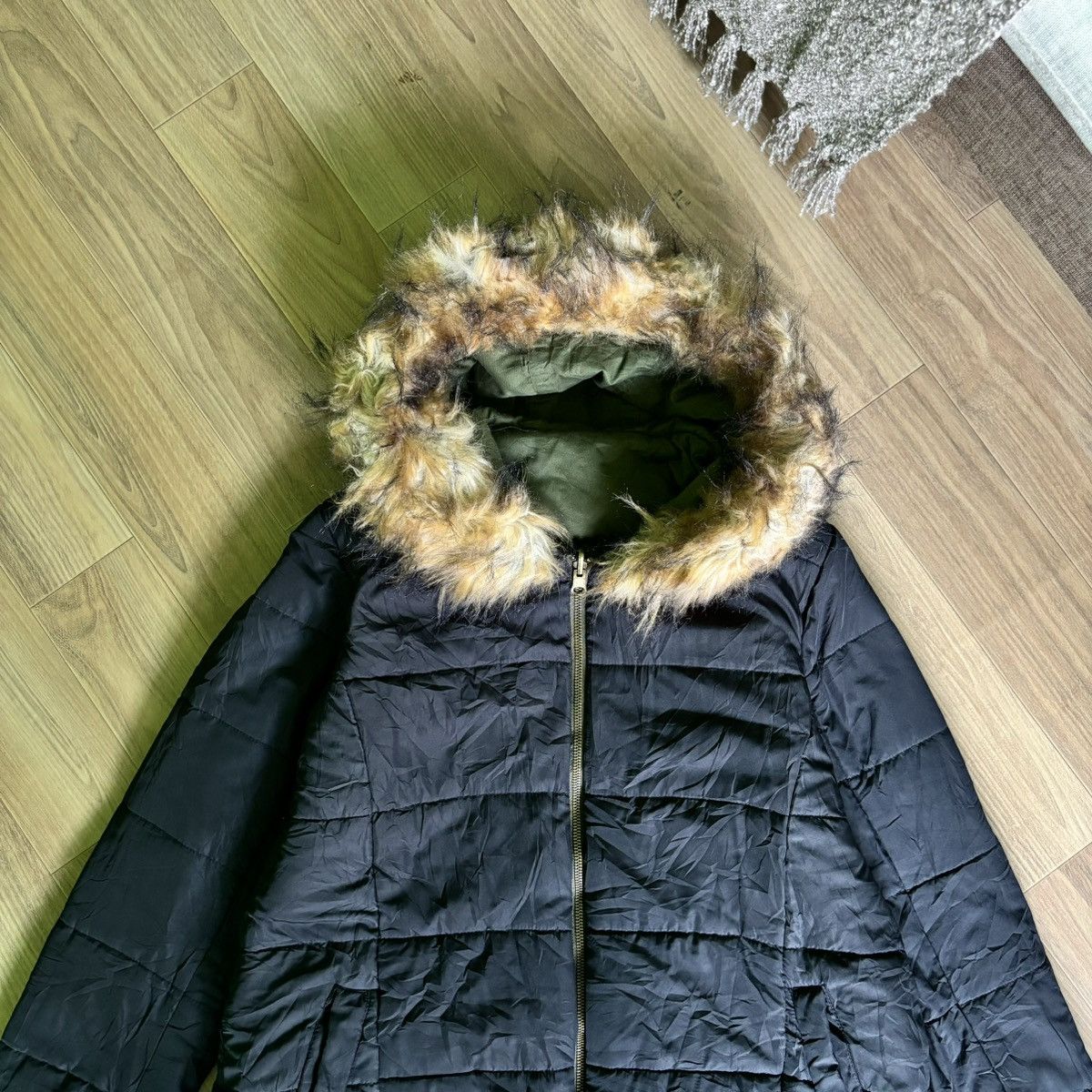 14th Addiction × If Six Was Nine × Le Grande Bleu (L.G.B.) Ifsixwasnine LGB Style fur jacket reversible vintage Y2K Size US L / EU 52-54 / 3 - 2 Thumbnail