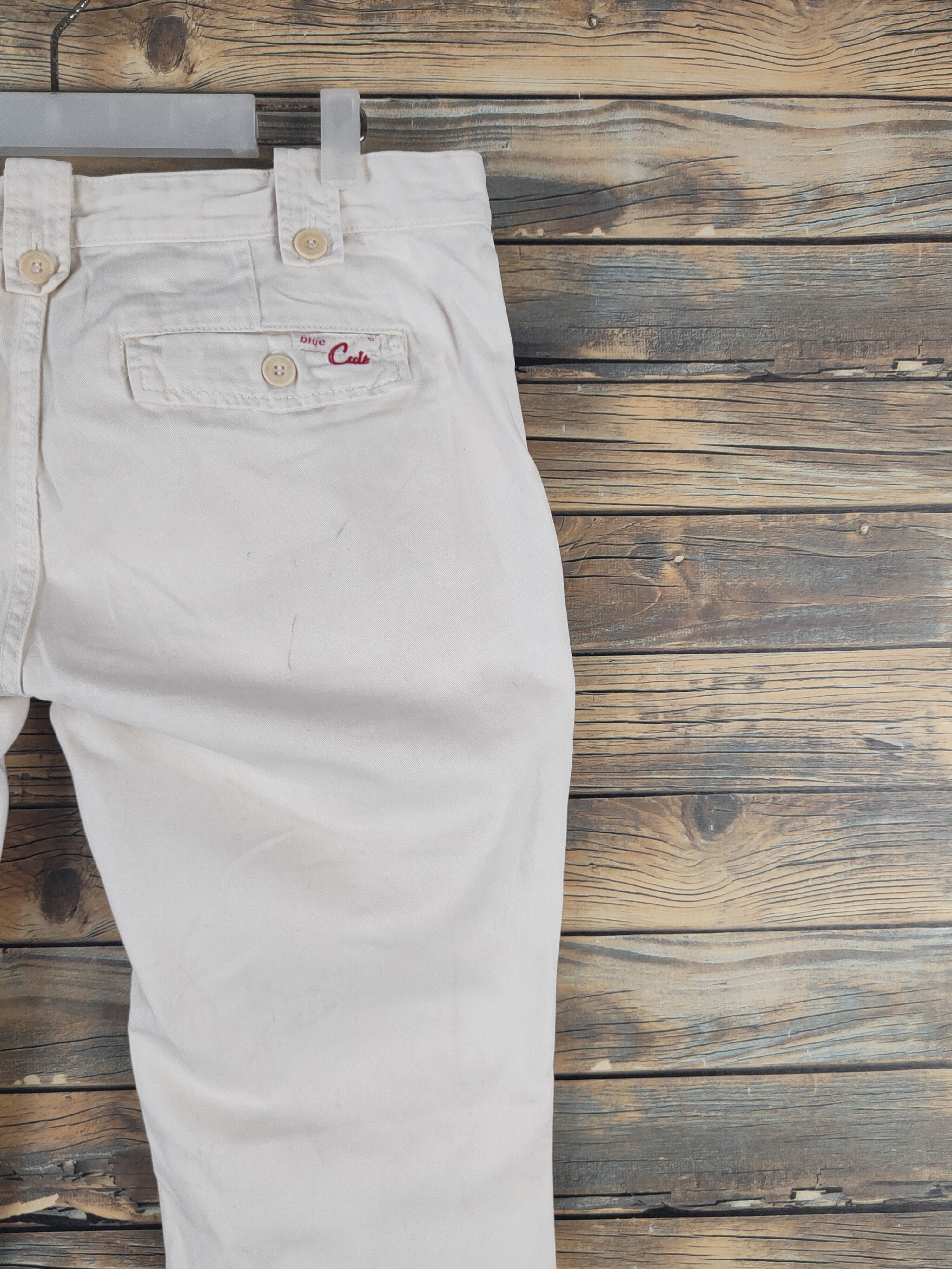 Japanese Brand DL Blue Cult Ivory Multipocket Tactical Cargo Pants #1791 Size 32" / US 10 / IT 46 - 11 Thumbnail