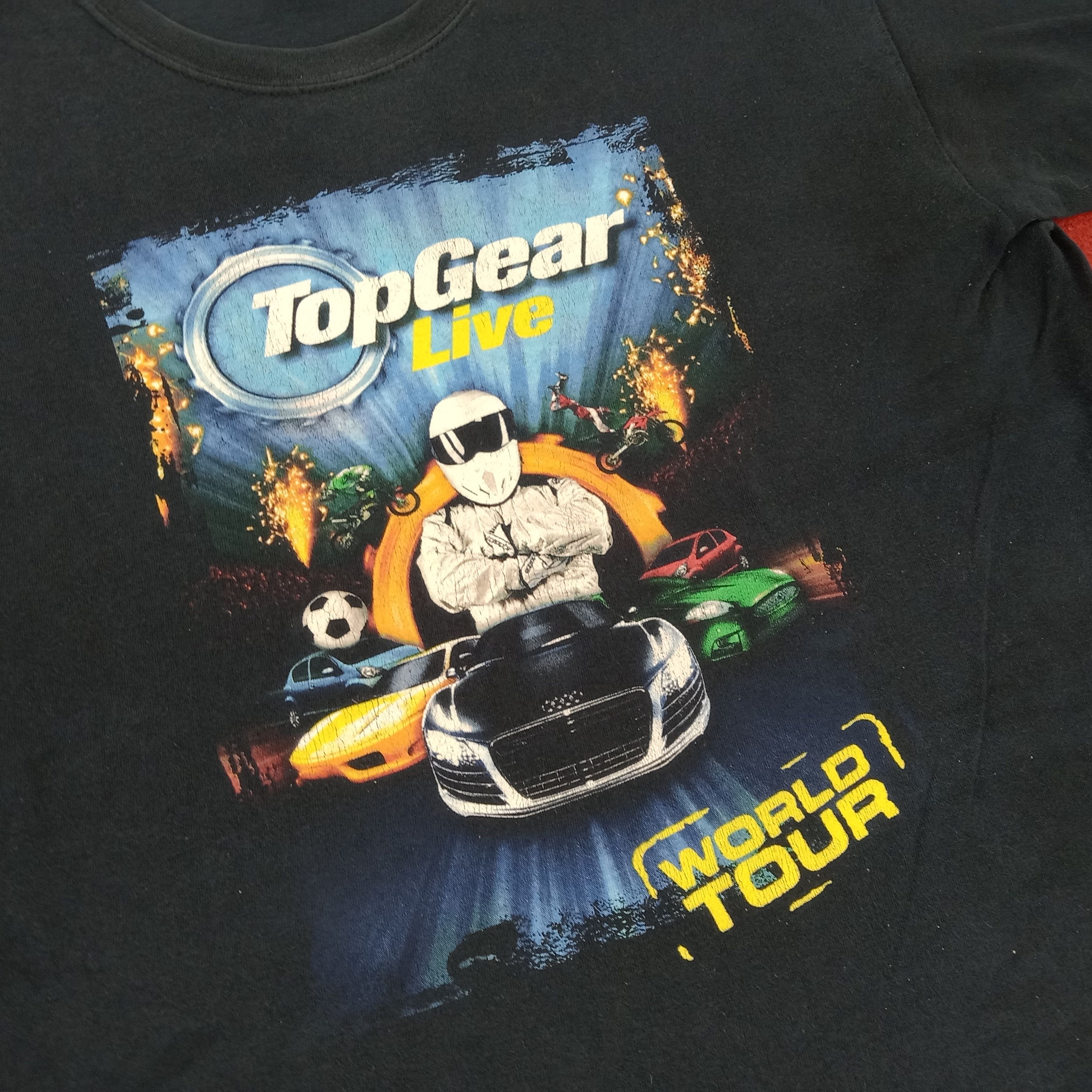 Band Tees × Vintage Racing Motorsports Cars Top Gear Live Tour Tshirt Size US L / EU 52-54 / 3 - 4 Thumbnail