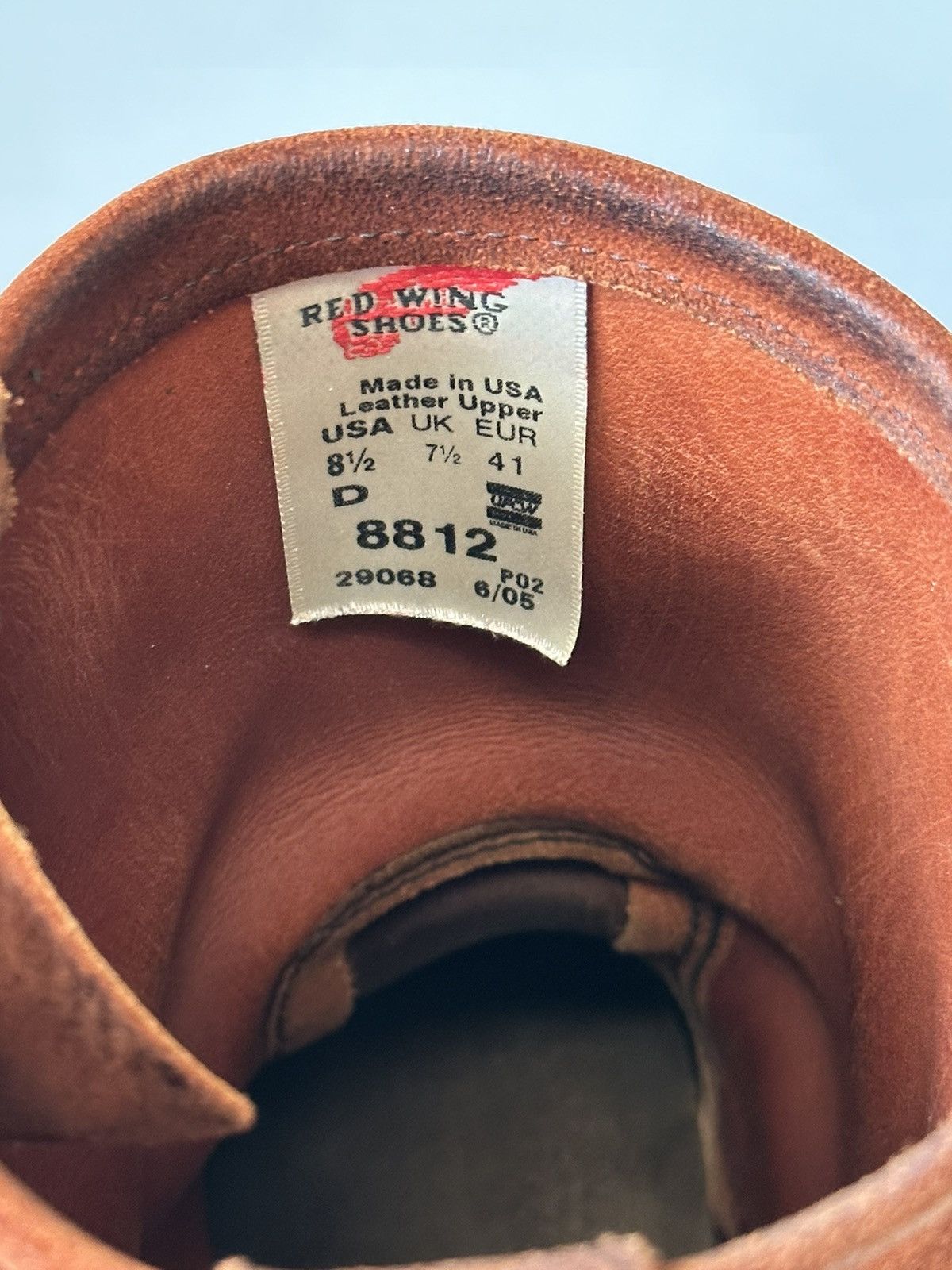 Red Wing Rare Red Wing 8812 Copper Abilene Roughout Engineer Boots Size US 8.5 / EU 41-42 - 10 Thumbnail