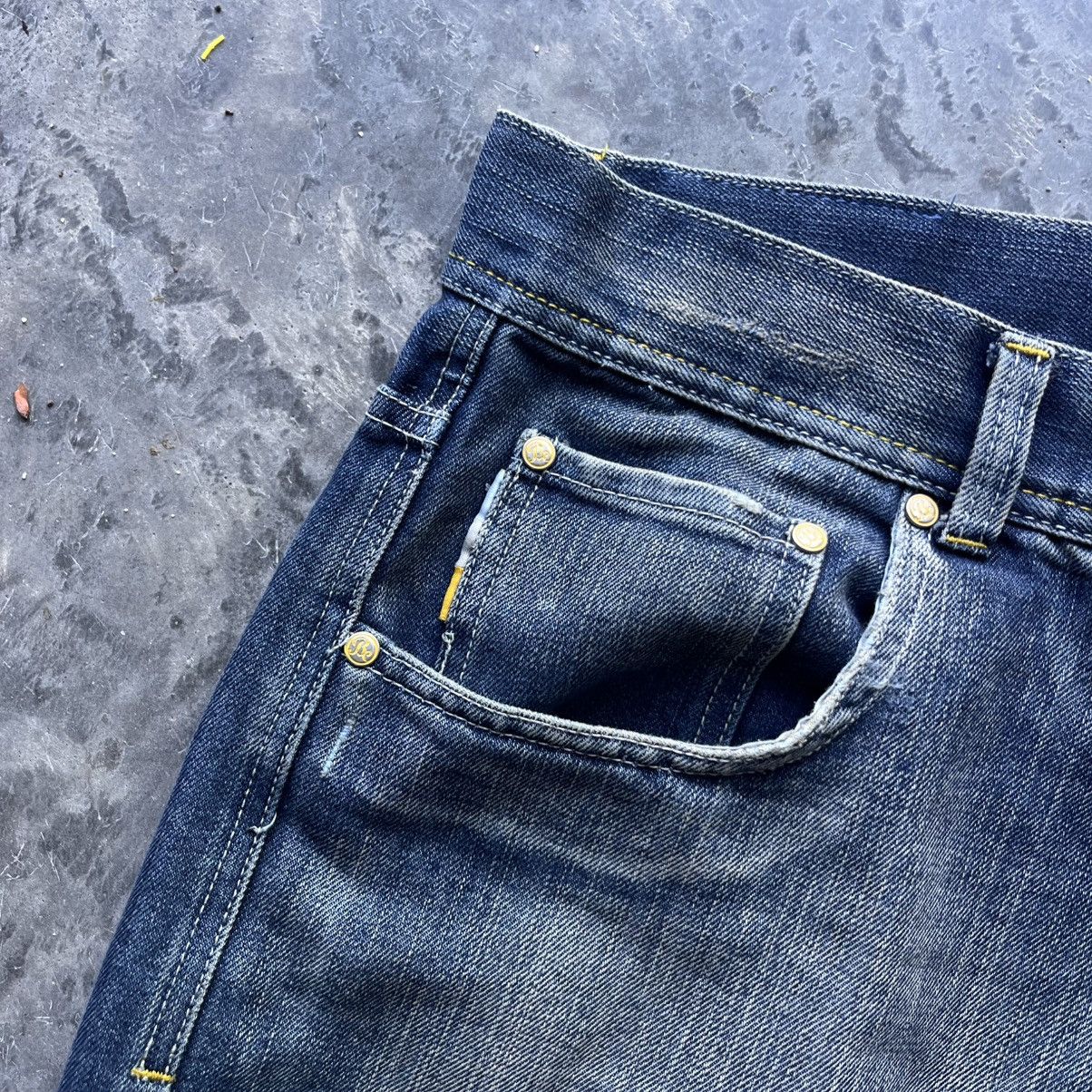 Japanese Brand × Vintage Crazy Y2K Baggy BC Jeans Washed Denim Embroidered Pockets Size US 38 / EU 54 - 10 Thumbnail
