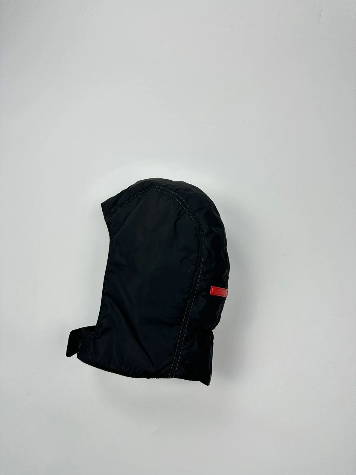 Prada Prada Sport FW99 Black Nylon Hood Mask Size ONE SIZE - 3 Thumbnail