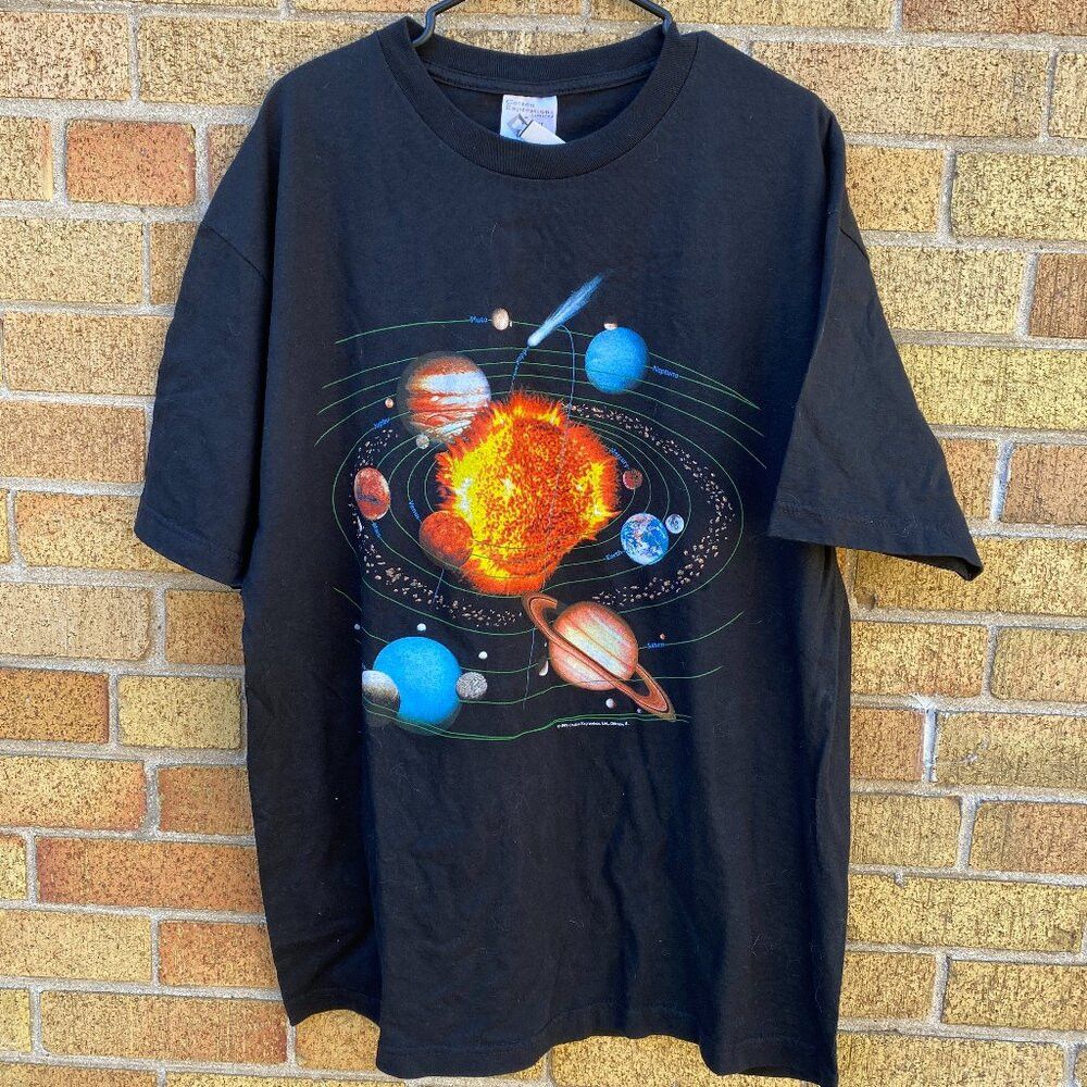 Vintage 1998 Cotton Expressions Space T Shirt XL