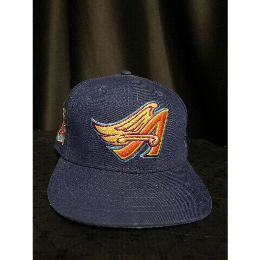 Hat Club × New Era 7 1/4 Los Angeles Angels Fitted Hat Interstellar Jelly Blue Size ONE SIZE - 2 Thumbnail