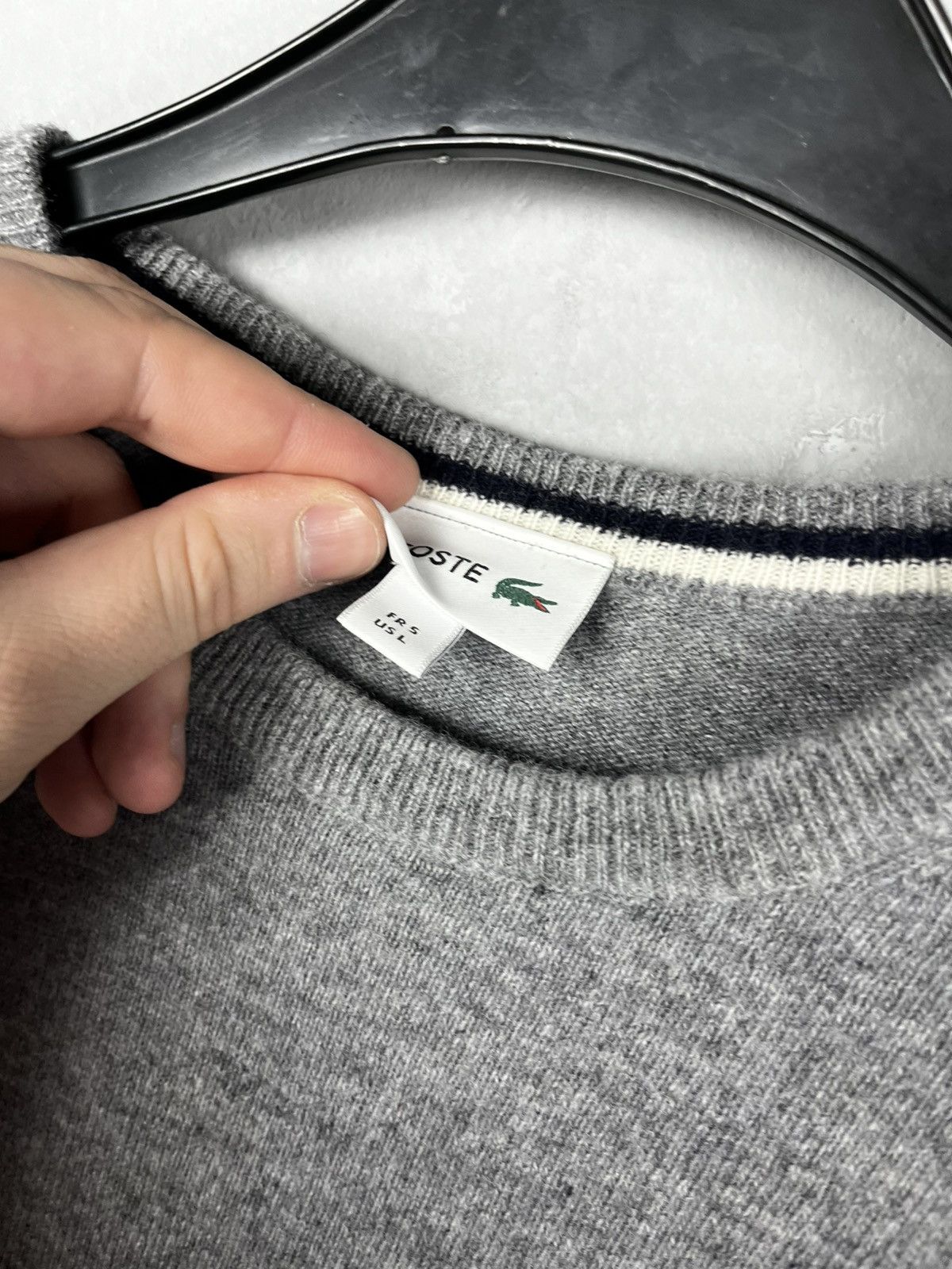 Lacoste Lacoste wool sweater size L Size US L / EU 52-54 / 3 - 6 Thumbnail