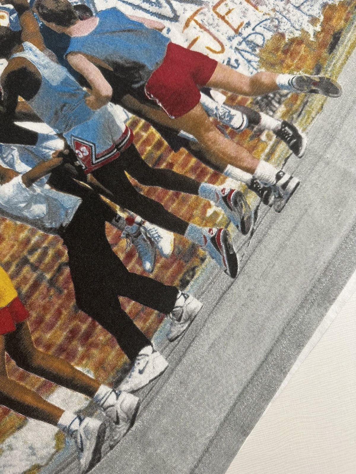 Jordan Brand × Nike × Vintage Vintage 90s Michael Jordan Playground Basketball AOP Large Size US L / EU 52-54 / 3 - 8 Thumbnail