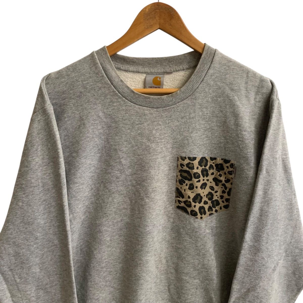 Carhartt × Vintage Carhartt Sweatshirt Rare Pocket Design Large Streetwear Size US L / EU 52-54 / 3 - 2 Thumbnail