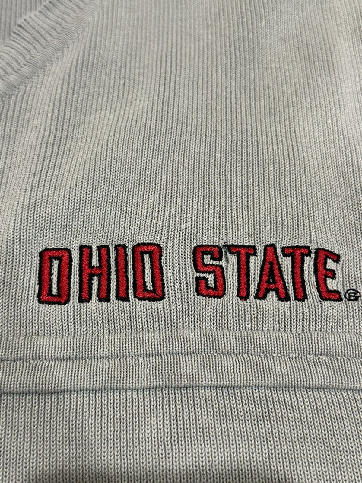 Nike Vtg Nike Ohio State University Sweater Vest Mens XL Gray Y2K Size US XL / EU 56 / 4 - 4 Thumbnail