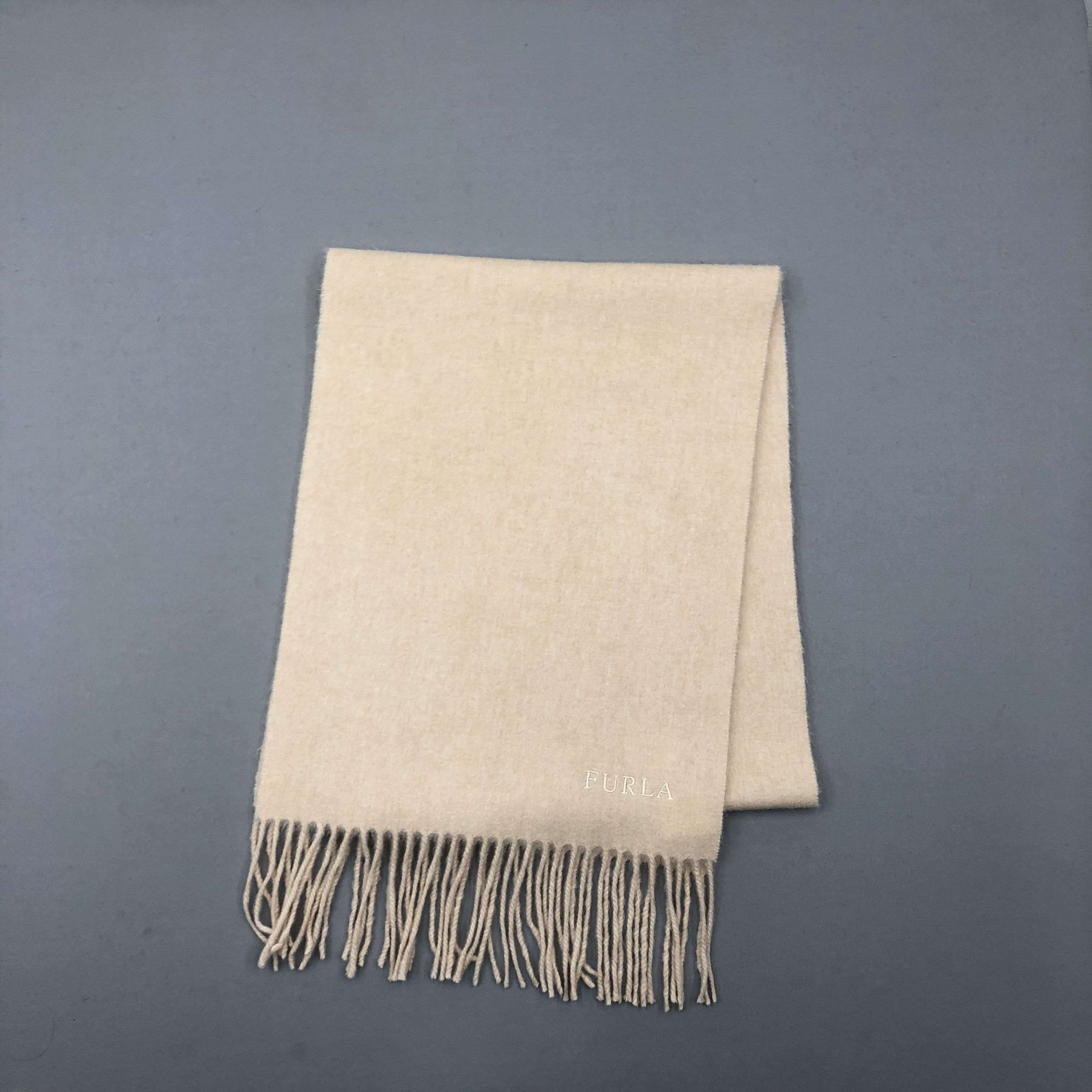 Furla Vintage Furla Scarf Muffler Wool Cashmere Scarves Size ONE SIZE - 2 Thumbnail