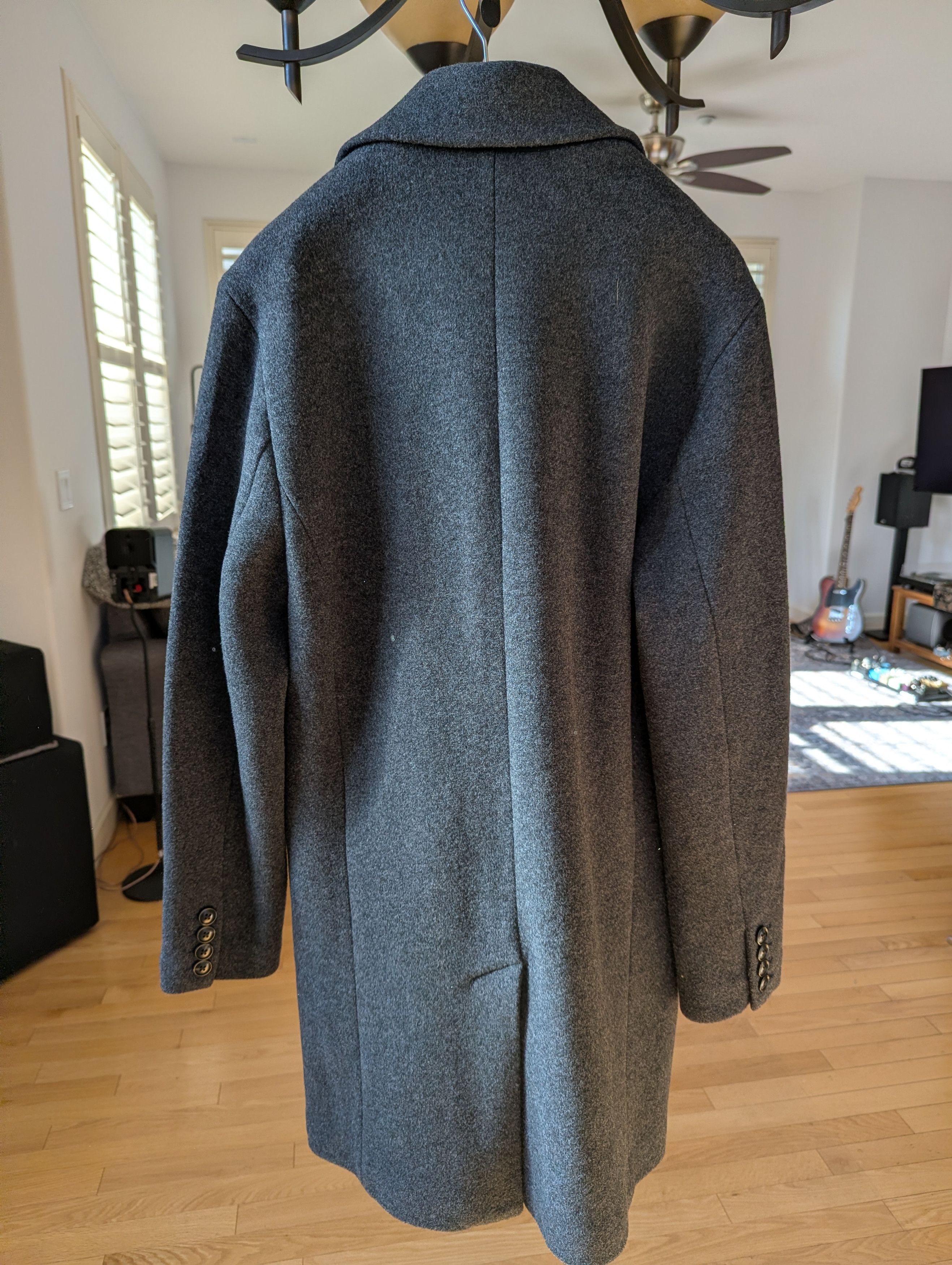 Bonobos Bonobos Italian Topcoat - Charcoal - 38R Slim - Like New Size US S / EU 44-46 / 1 - 4 Thumbnail