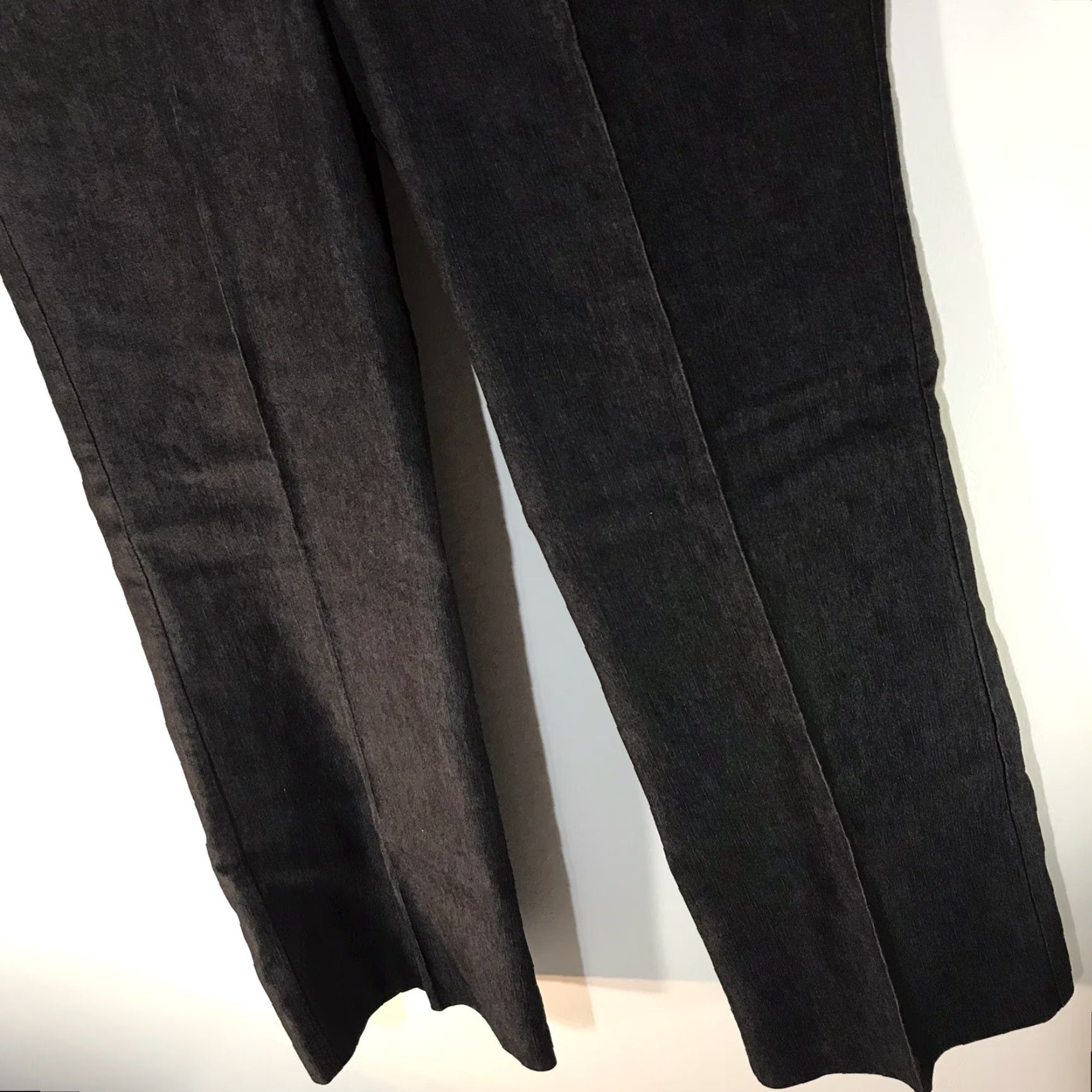 Vintage New Directions Black Wide Leg Dress Pants Womens Size 10 Straight Leg Pants Size 32" / US 10 / IT 46 - 3 Thumbnail