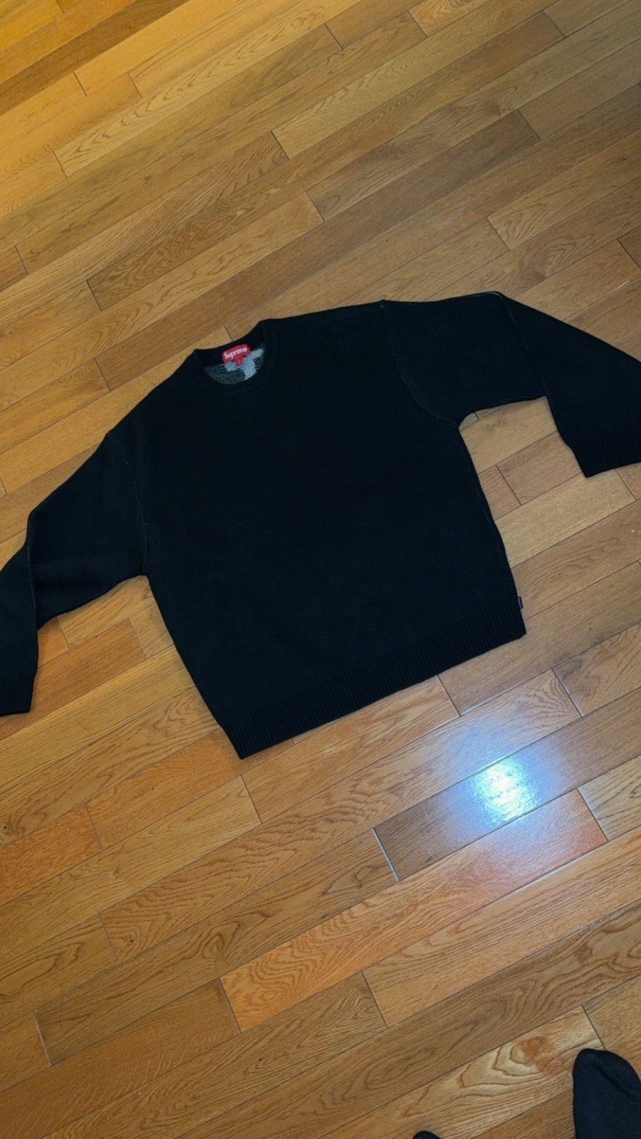 Supreme × Thrasher Supreme Thrasher Sweater 2024 Size Large Black Size US L / EU 52-54 / 3 - 4 Thumbnail