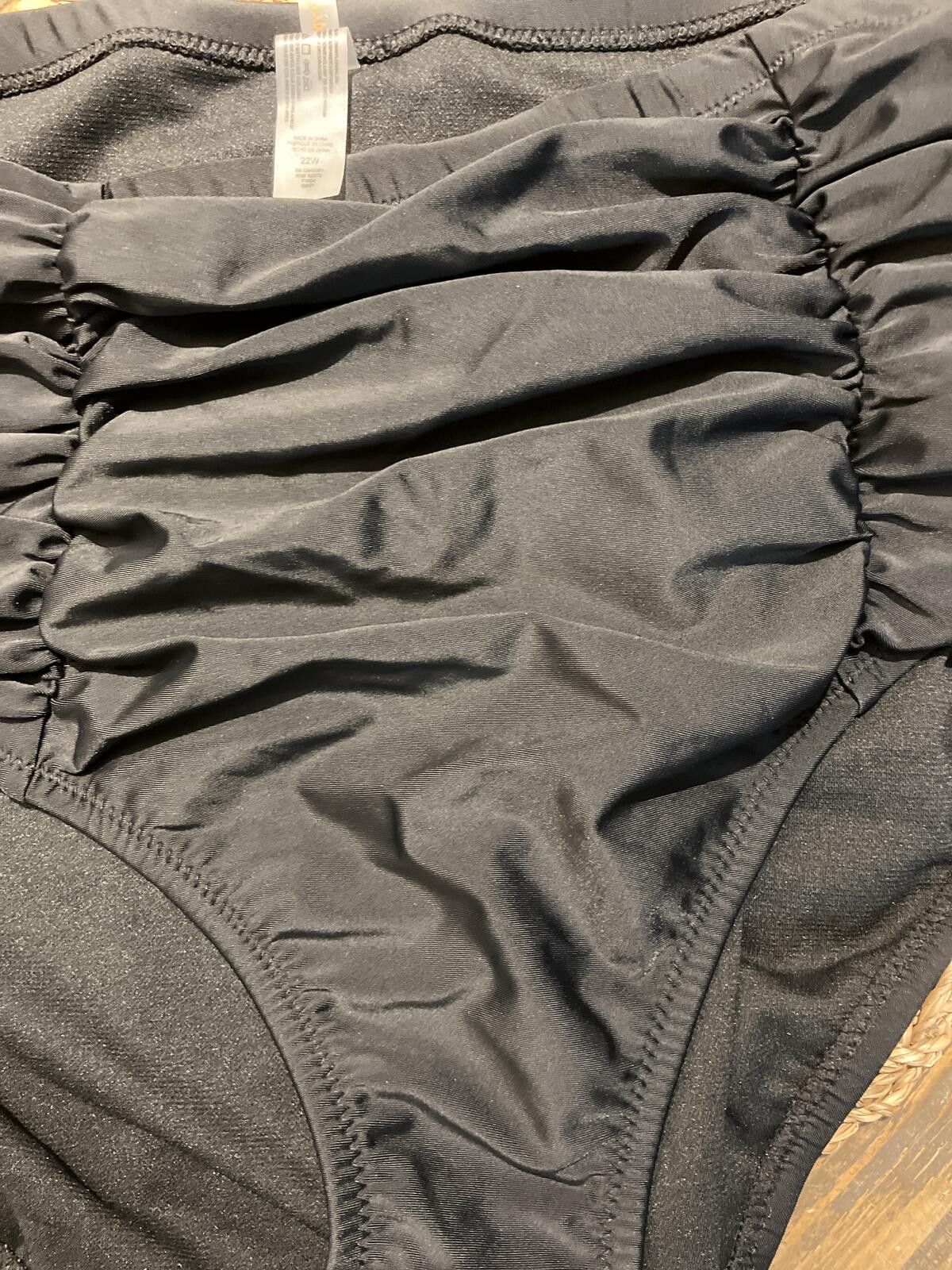 Other NWT Raisins Curve Black High Waist Swim Bottoms Size ONE SIZE - 2 Thumbnail