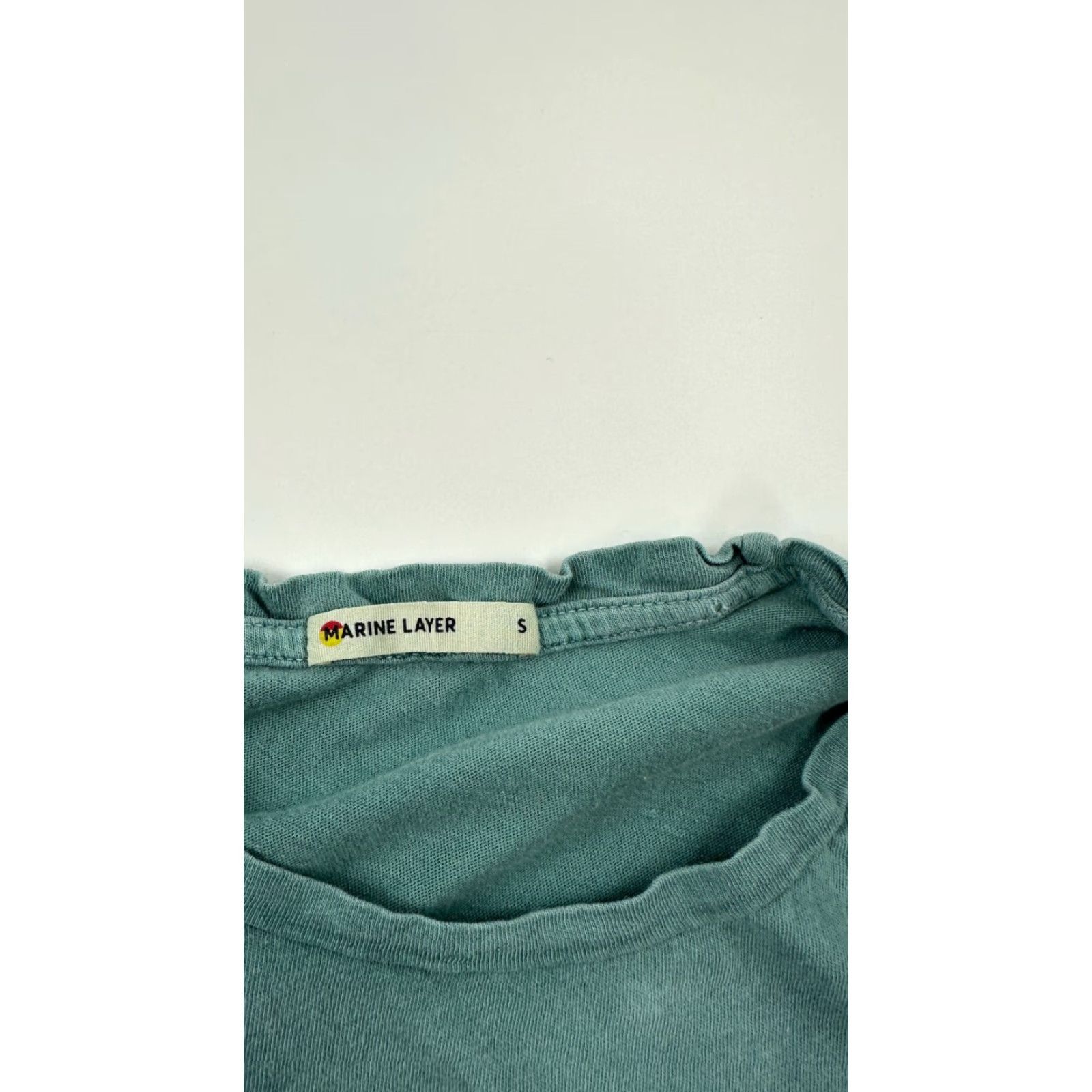 Marine Layer Marine Layer Shirt Women Small Green Short Sleeve Pullover Casual T-Shirt Outdoor Size S / US 4 / IT 40 - 3 Thumbnail