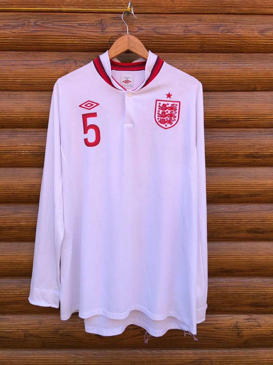 Umbro ENGLAND HOME FOOTBALL SHIRT SOCCER JERSEY LONG SLEEVE UMBRO Grailed