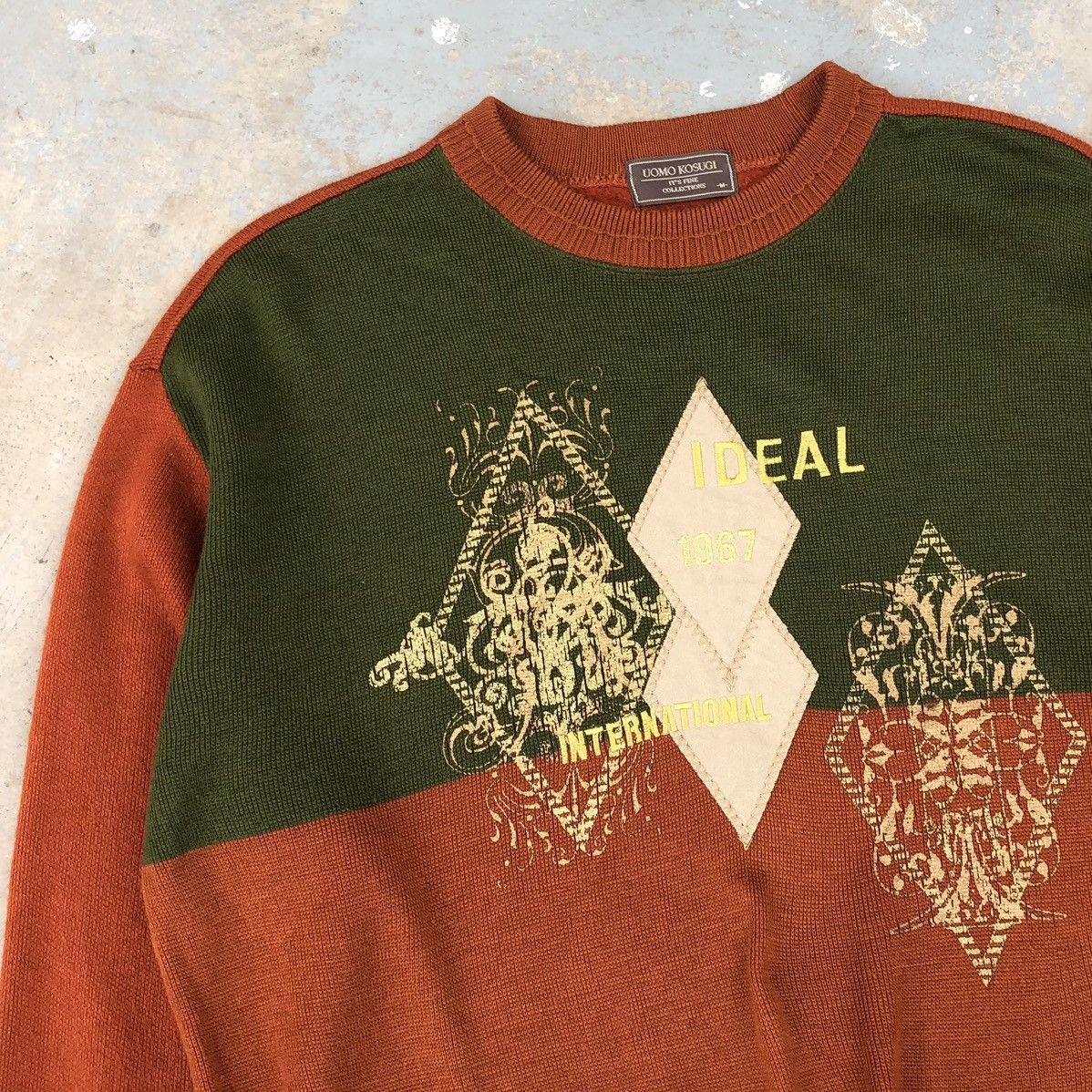 Japanese Brand Japanese Brand Men’s UOMO KOSUGI Wool Sweatshirts Size US M / EU 48-50 / 2 - 3 Thumbnail