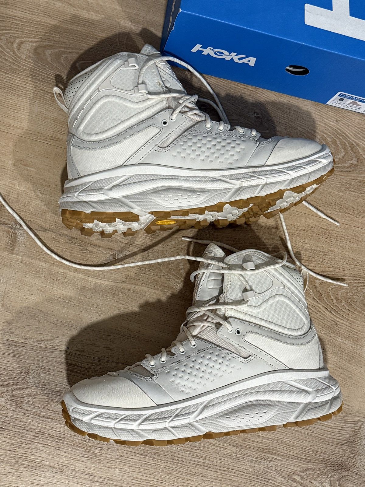 Hoka Hoka Tor Ultra Hi Eggnog Size 8M Size US 8 / EU 41 - 7 Thumbnail