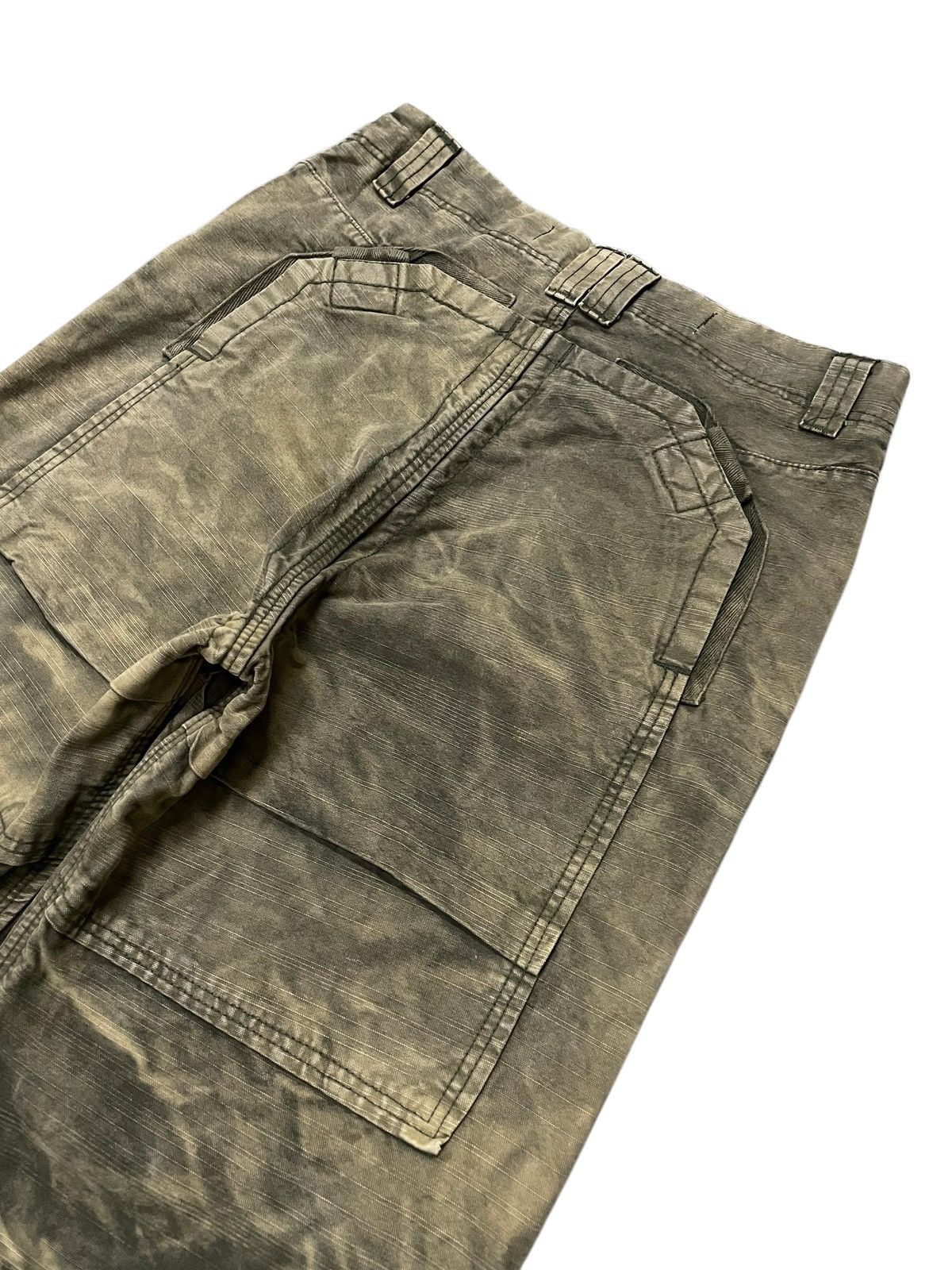 Japanese Brand × Le Grande Bleu (L.G.B.) 3.Q.L Japan Double Knee Claws Mark Shadow Wash Denim Pants Size US 28 / EU 44 - 15 Thumbnail