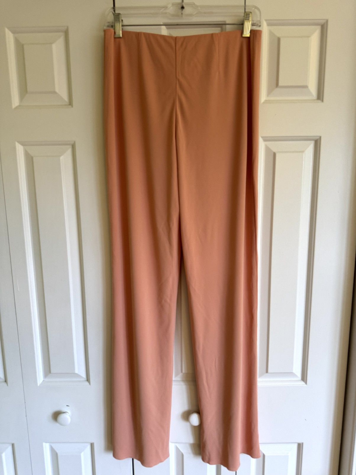 La Perla LA PERLA Peach Jersey Wide Leg Pants 6/42 NWOT Size 28" / US 6 / IT 42 - 1 Thumbnail