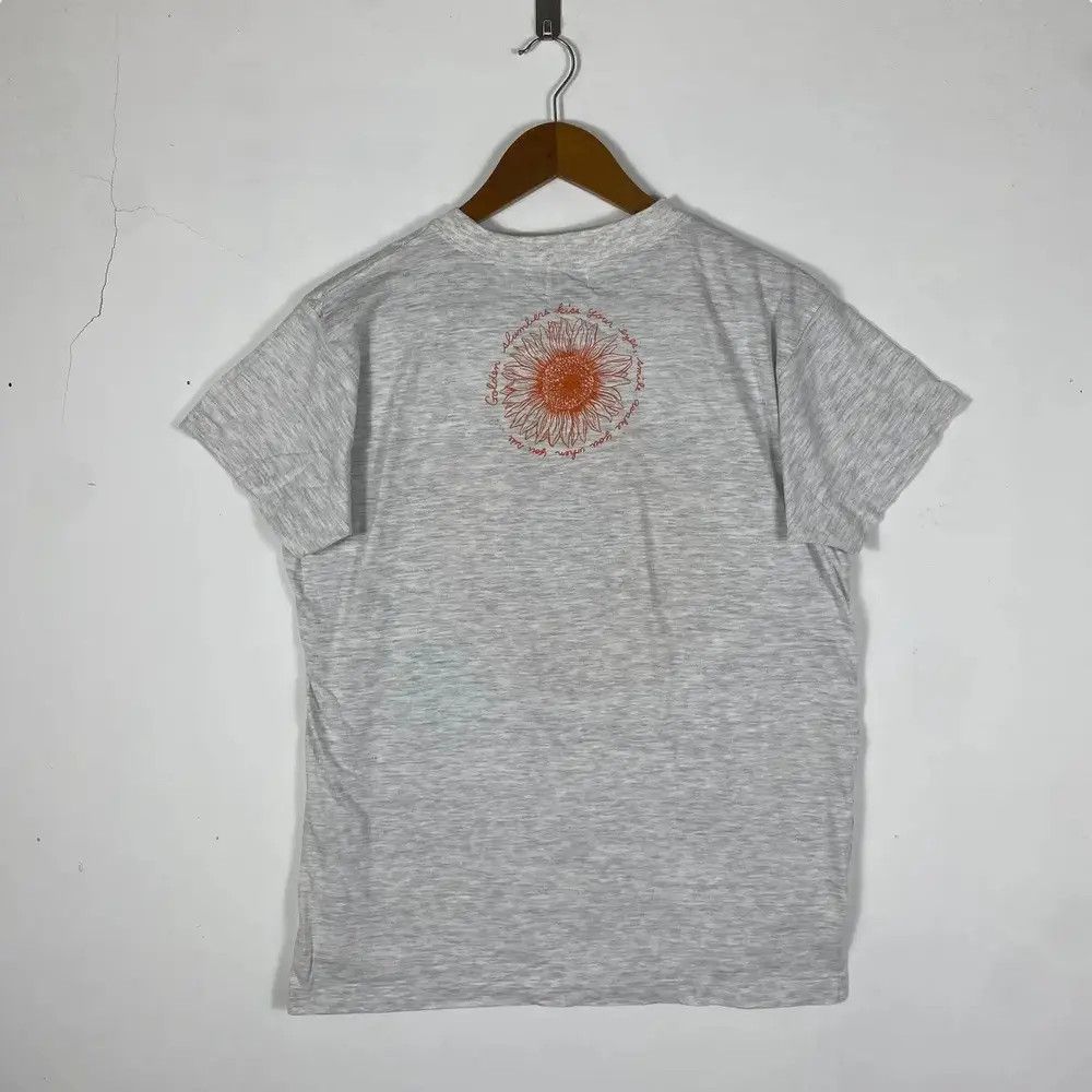 Vintage Vintage 90's SUNFLOWER Art Graphic Tee Shirt Medium Size Size M / US 6-8 / IT 42-44 - 4 Thumbnail