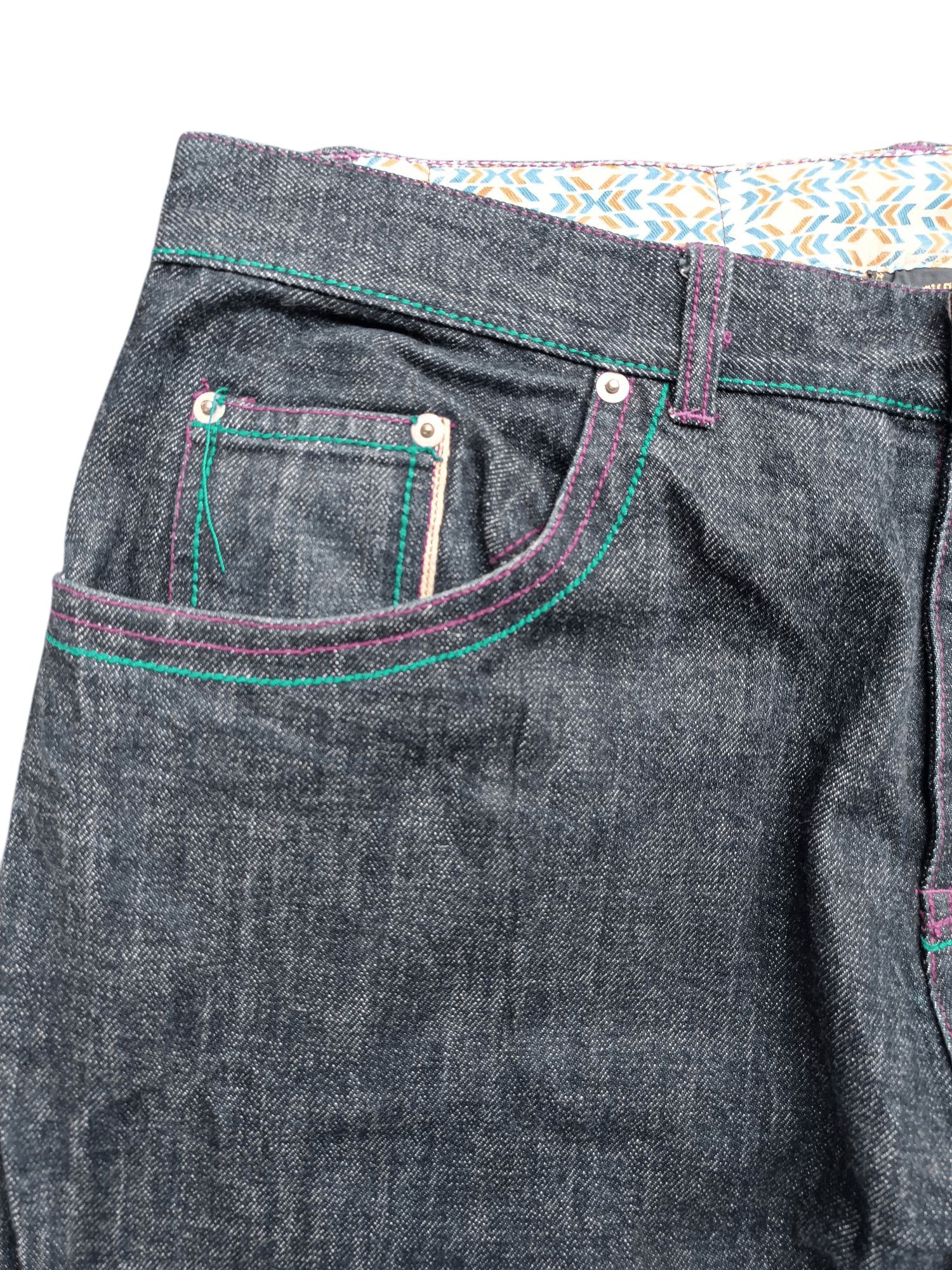 Japanese Brand XANTHOUS by Bags' Groove Selvedge Baggy Denim E242 Size US 34 / EU 50 - 5 Thumbnail