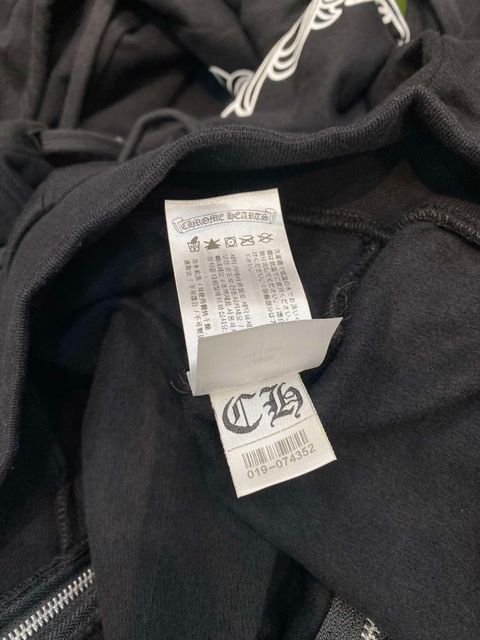Chrome Hearts CHROME HEARTS HorseShoe Floral Cross Sleeve Zip Up Hoodie Size US L / EU 52-54 / 3 - 9 Thumbnail