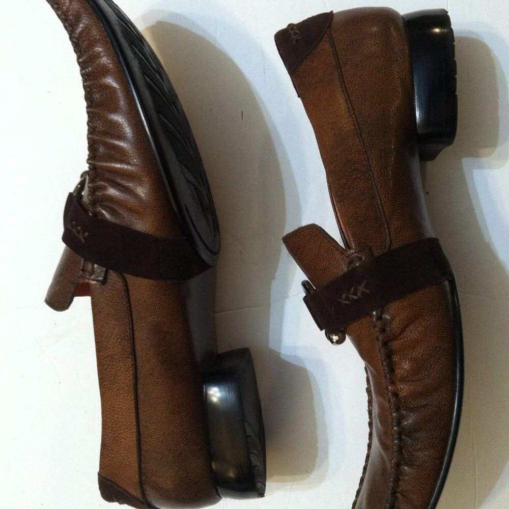 Robert Wayne ROBERT WAYNE MENS BROWN SLIP-ON DRESS SHOES SIZE: 10M Size US 10 / EU 43 - 5 Thumbnail