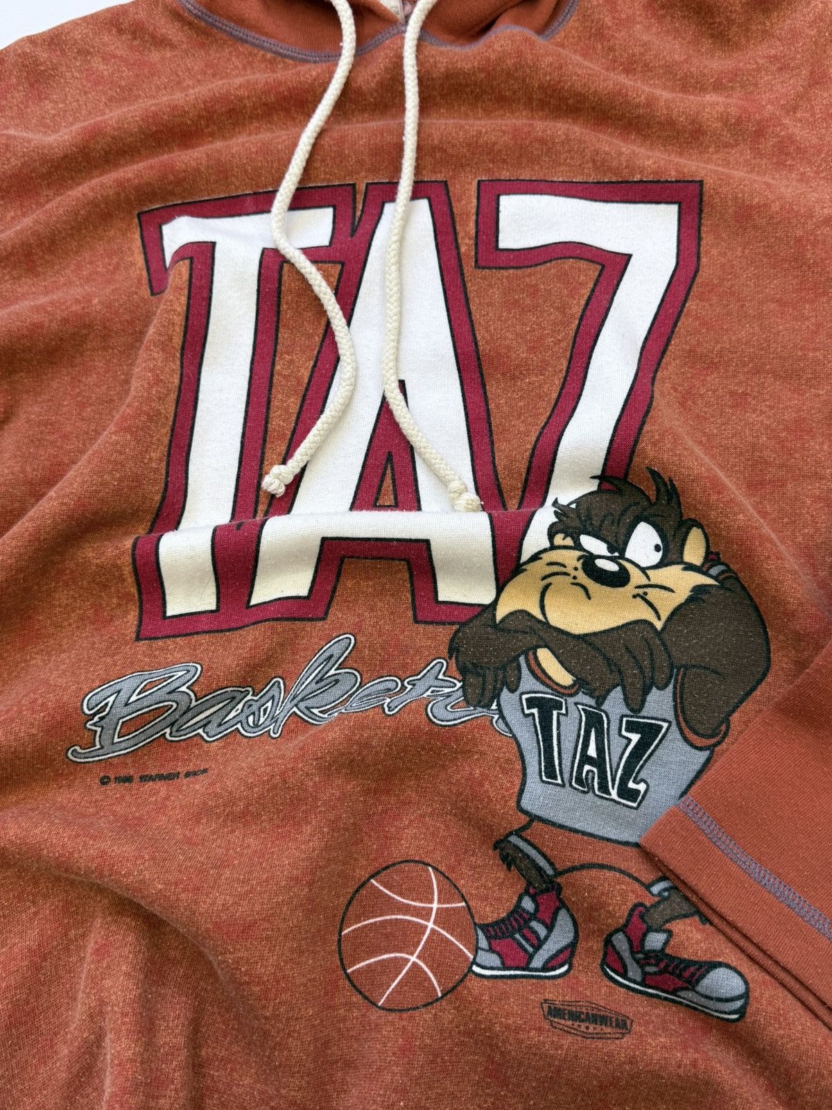 Cartoon Network Vintage 1996 Taz Looney Tunes Graphic Hoodie Size US L / EU 52-54 / 3 - 5 Thumbnail