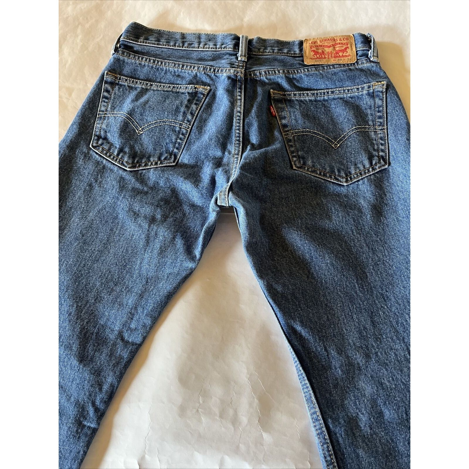Levi's Levi's 505 Men's Jeans 32x32 Cotton Medium Wash Denim Y2K Size US 32 / EU 48 - 11 Thumbnail