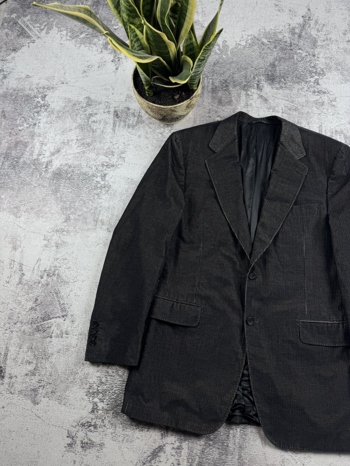 Canali CANALI Corduroy Velvet Classic 90S Blazer Suit Jacket Size 50R - 2 Thumbnail