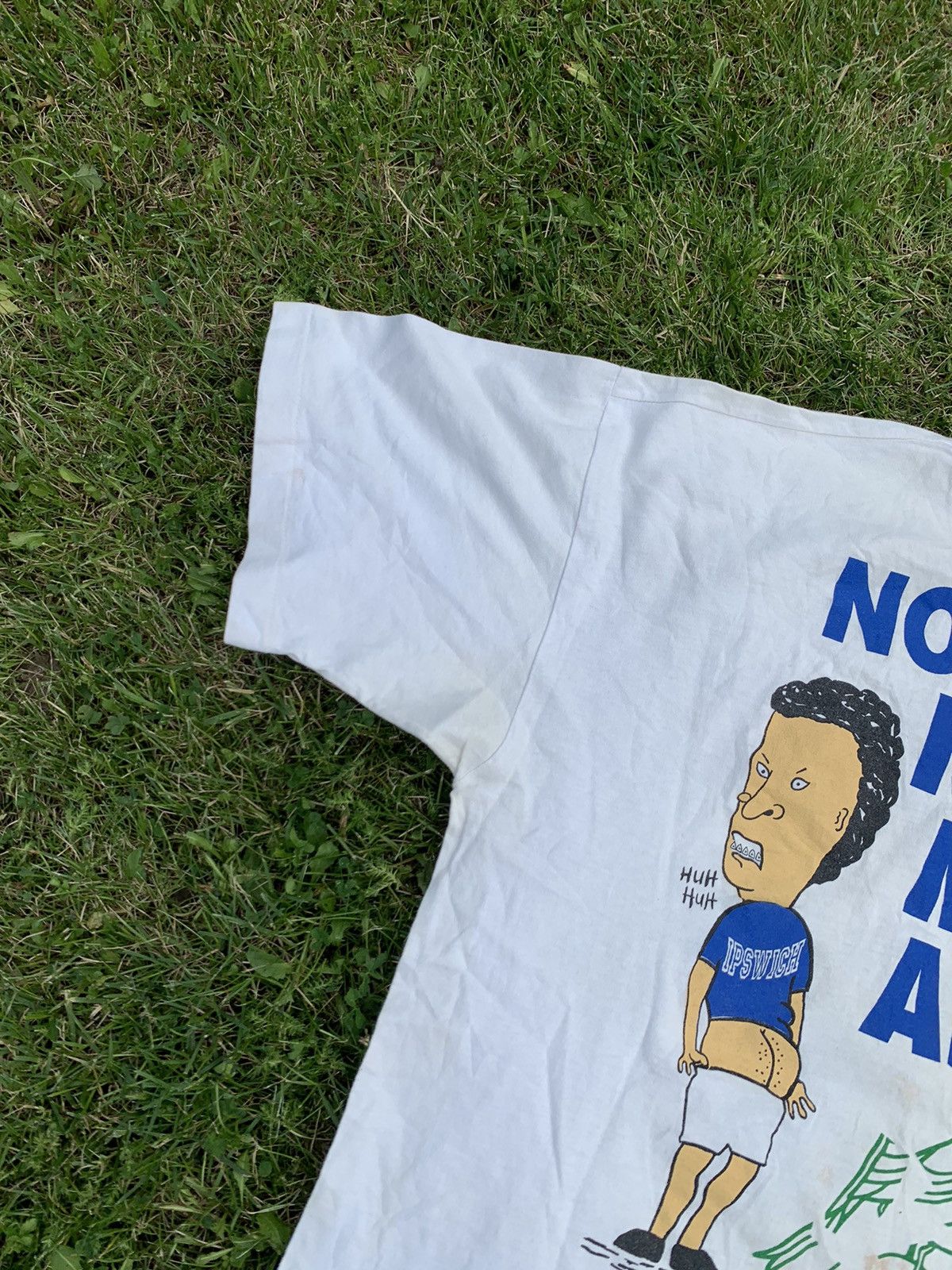 Vintage Vintage 90s Beavis and Butthead Ipswich Norwich Kiss my Ass Size US XL / EU 56 / 4 - 14 Thumbnail