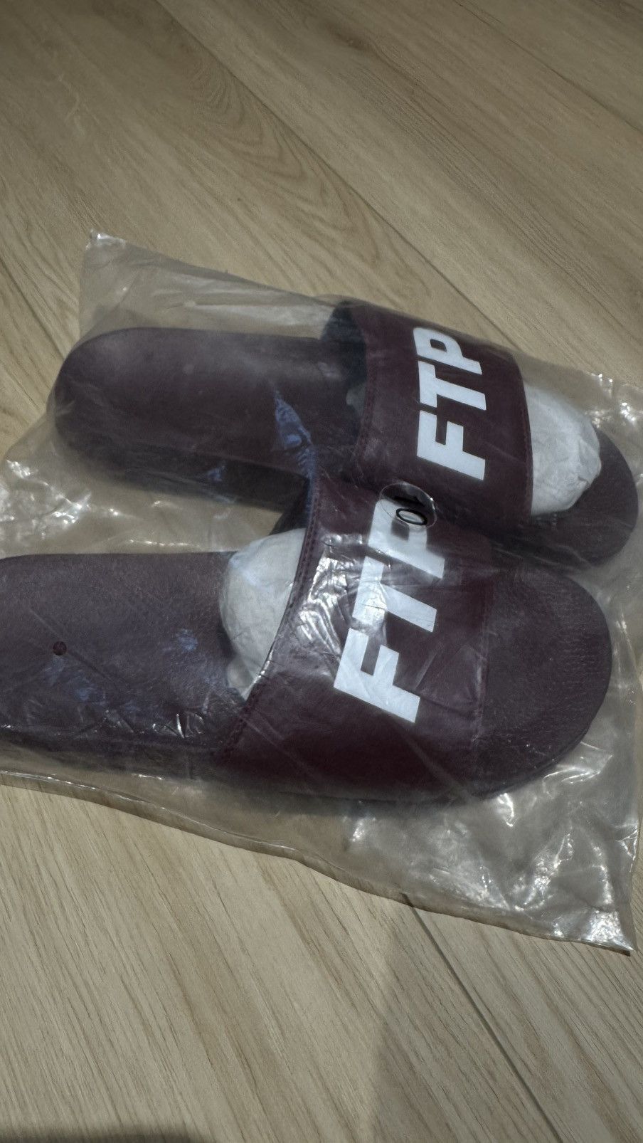Fuck The Population FTP Slides Burgundy Size US 10 / EU 43 - 7 Thumbnail