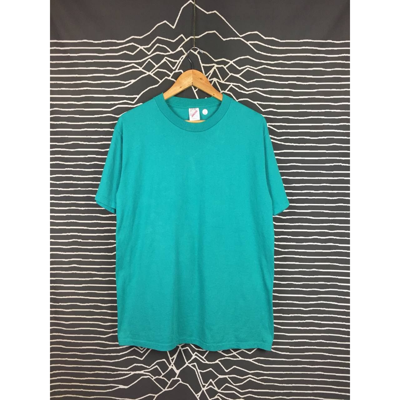 Jerzees × Vintage Vtg 90s Jerzees 50/50 Heavyweight Plain Essentials Tee Size US L / EU 52-54 / 3 - 2 Thumbnail
