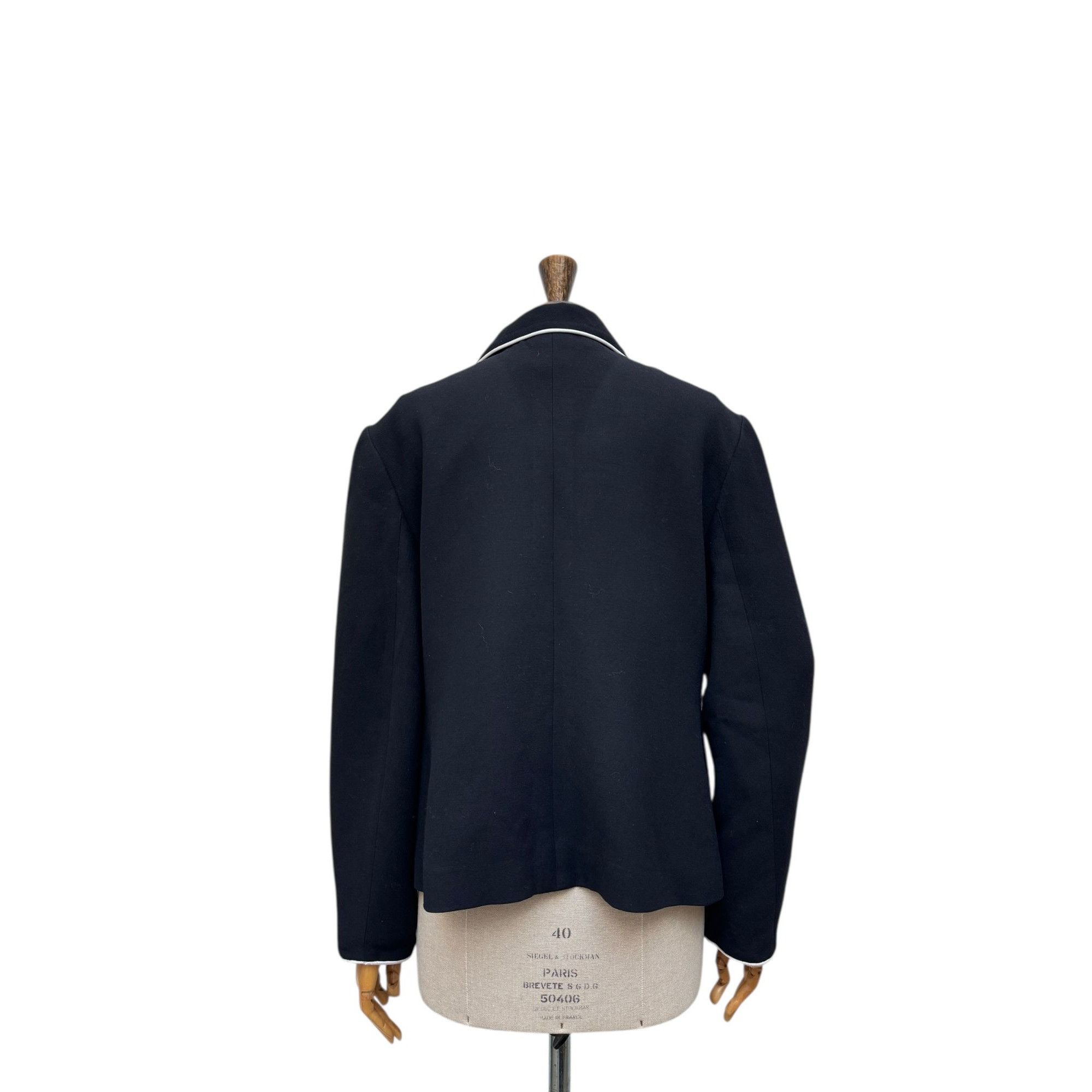 Yves Saint Laurent Spring 1996 Black Blazer Jacket Size L / US 10 / IT 46 - 3 Thumbnail