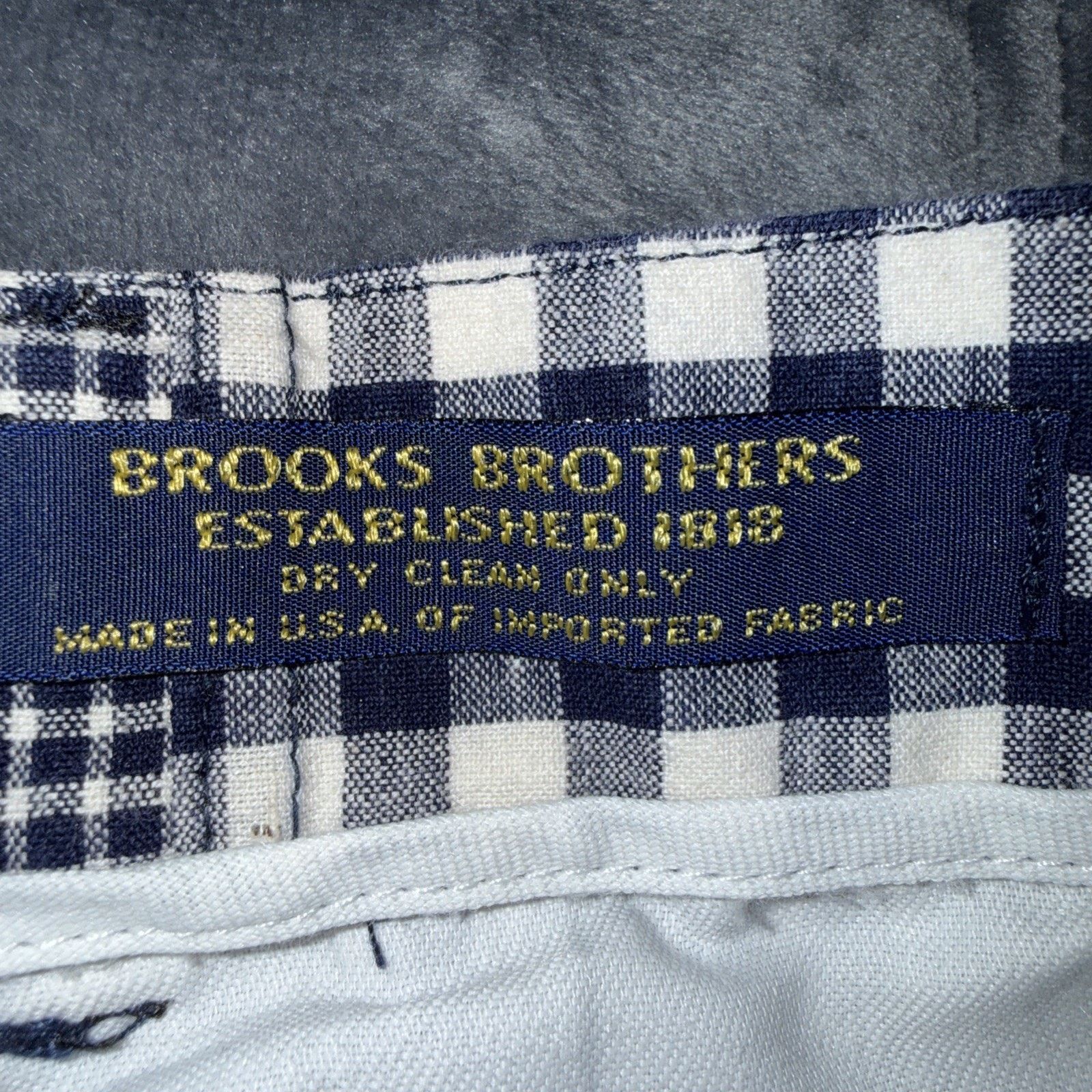 Brooks Brothers Vintage Brooks Brothers Patchwork Shorts USA Made Navy Sz 32 Size US 32 / EU 48 - 7 Thumbnail