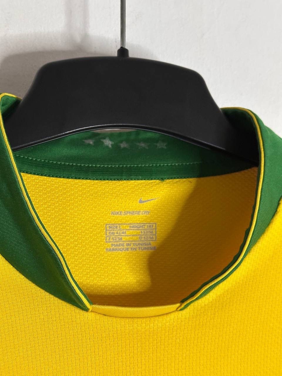 Nike Nike Brazil Home Soccer Jersey 2006–08 Yellow L Football Y2K Size US L / EU 52-54 / 3 - 5 Thumbnail