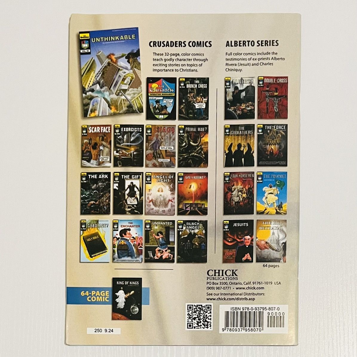 Other King of Kings by Jack Chick, Full-Color Comic (1980) *NEW* Size ONE SIZE - 2 Thumbnail