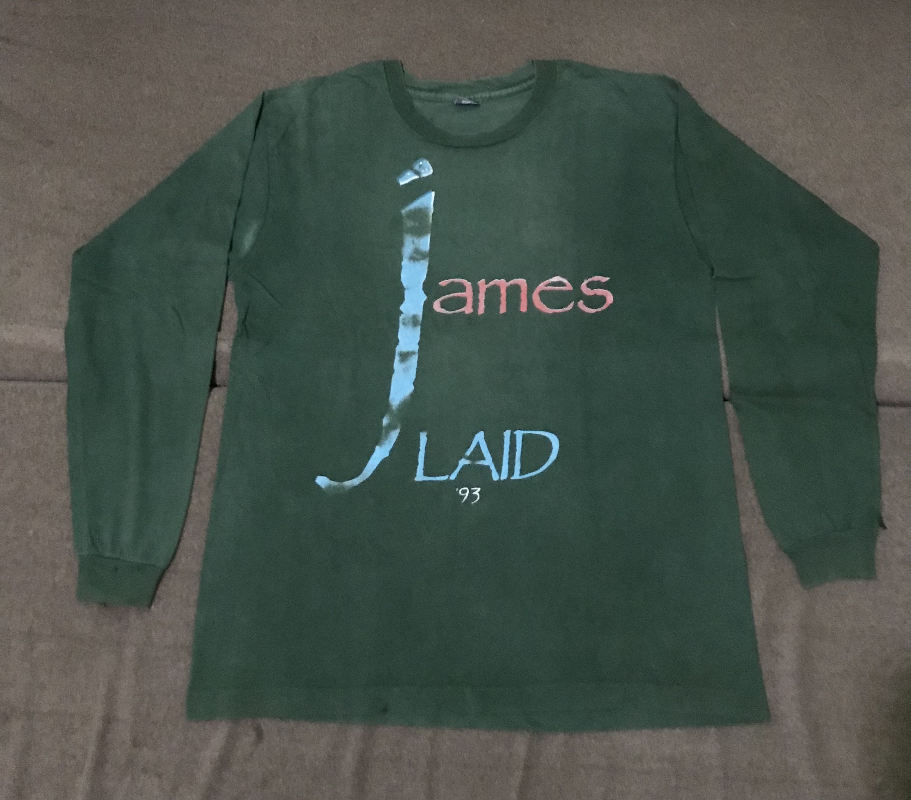Band Tees Vintage 1993 James Laid Tour Shirt, Oasis, The Stone Roses Size US XL / EU 56 / 4 - 2 Thumbnail
