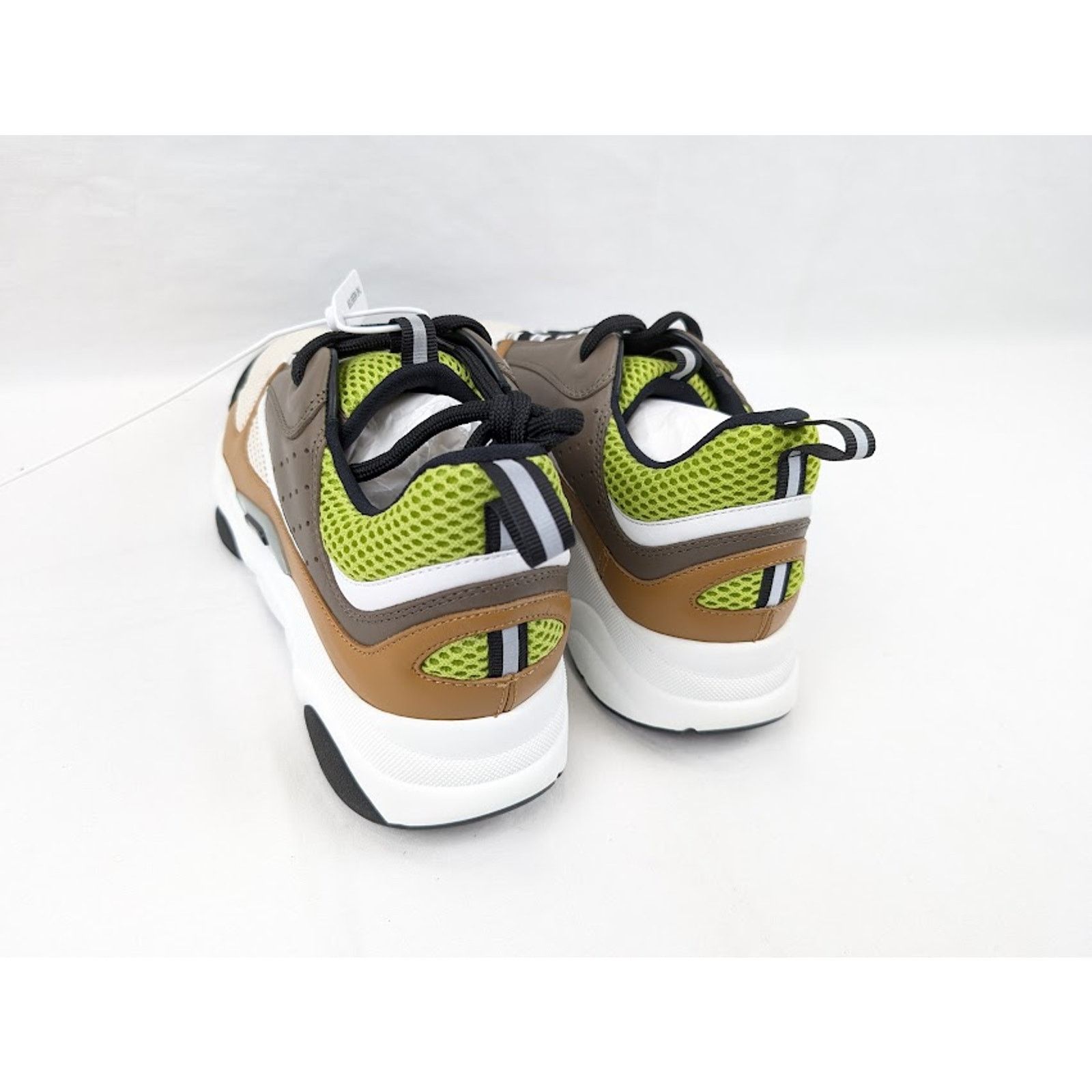 Dior o1rshd1 B22 Calf Mesh Sneakers in Brown/Kaki 47 Size US 14 / EU 47 - 18 Thumbnail