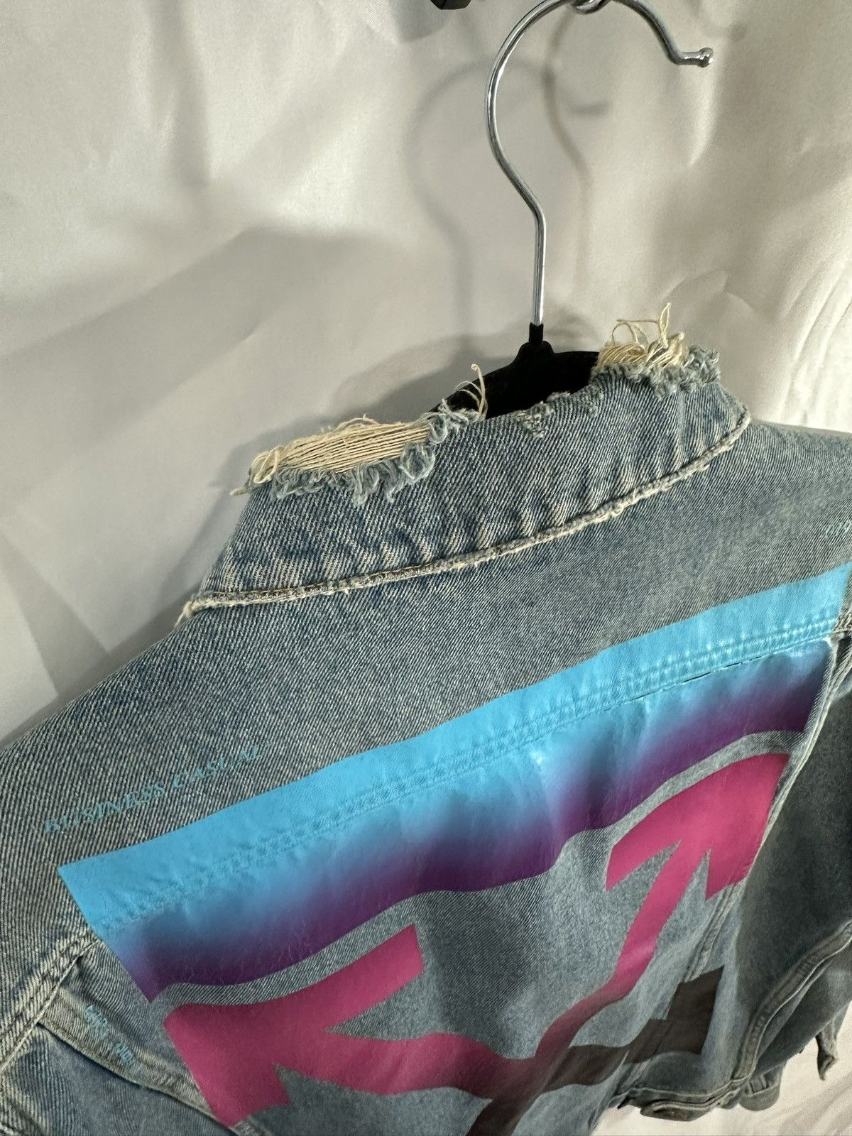 Off-White Off-White Denim Jacket Size US M / EU 48-50 / 2 - 12 Thumbnail