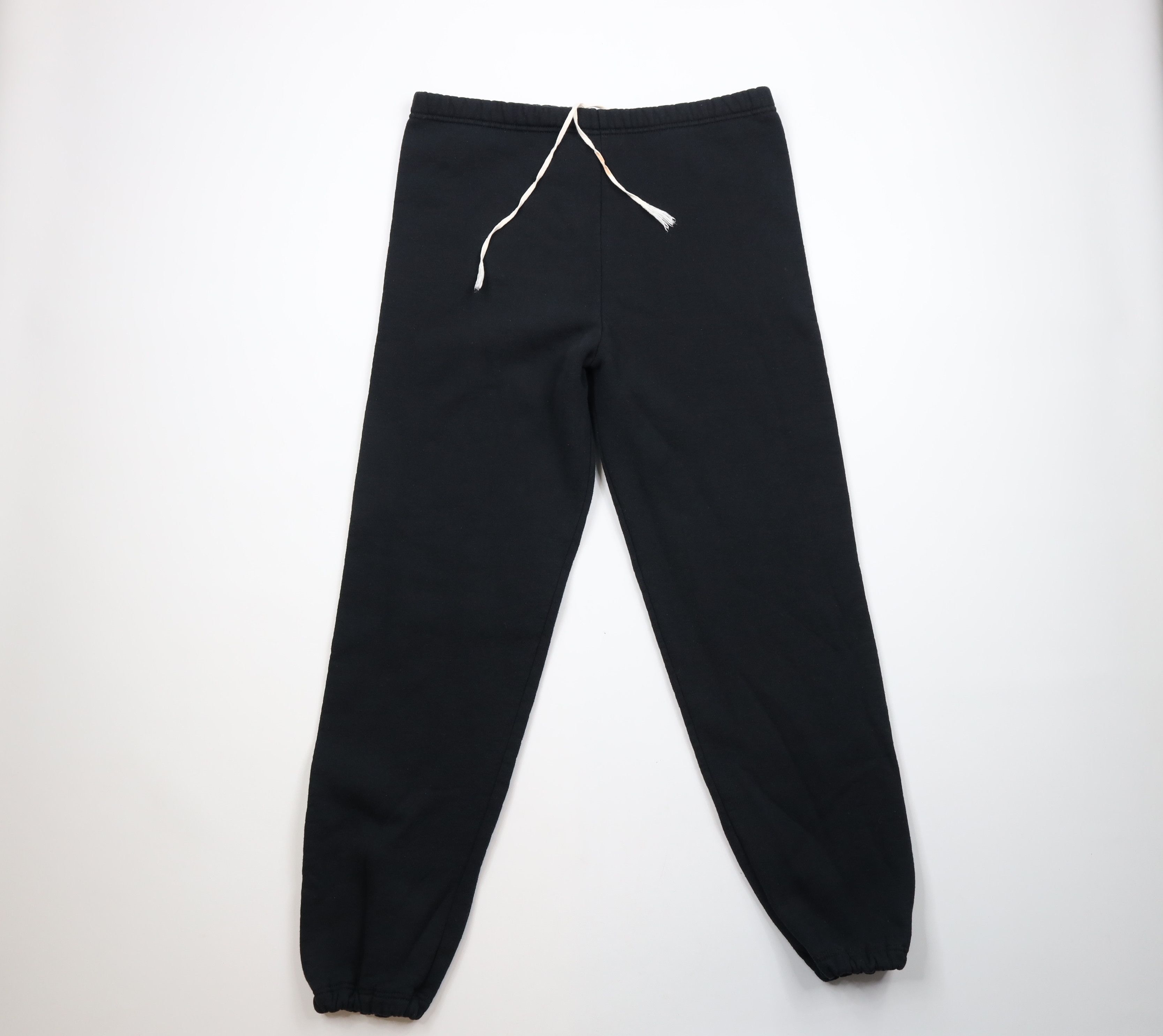 image of 90's Russell Athletic Sweatpants Joggers Black Usa, Men's (Size 38)