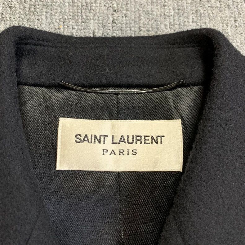 Saint Laurent Paris saint laurent double-breasted wool coat-2507 Size US L / EU 52-54 / 3 - 6 Thumbnail