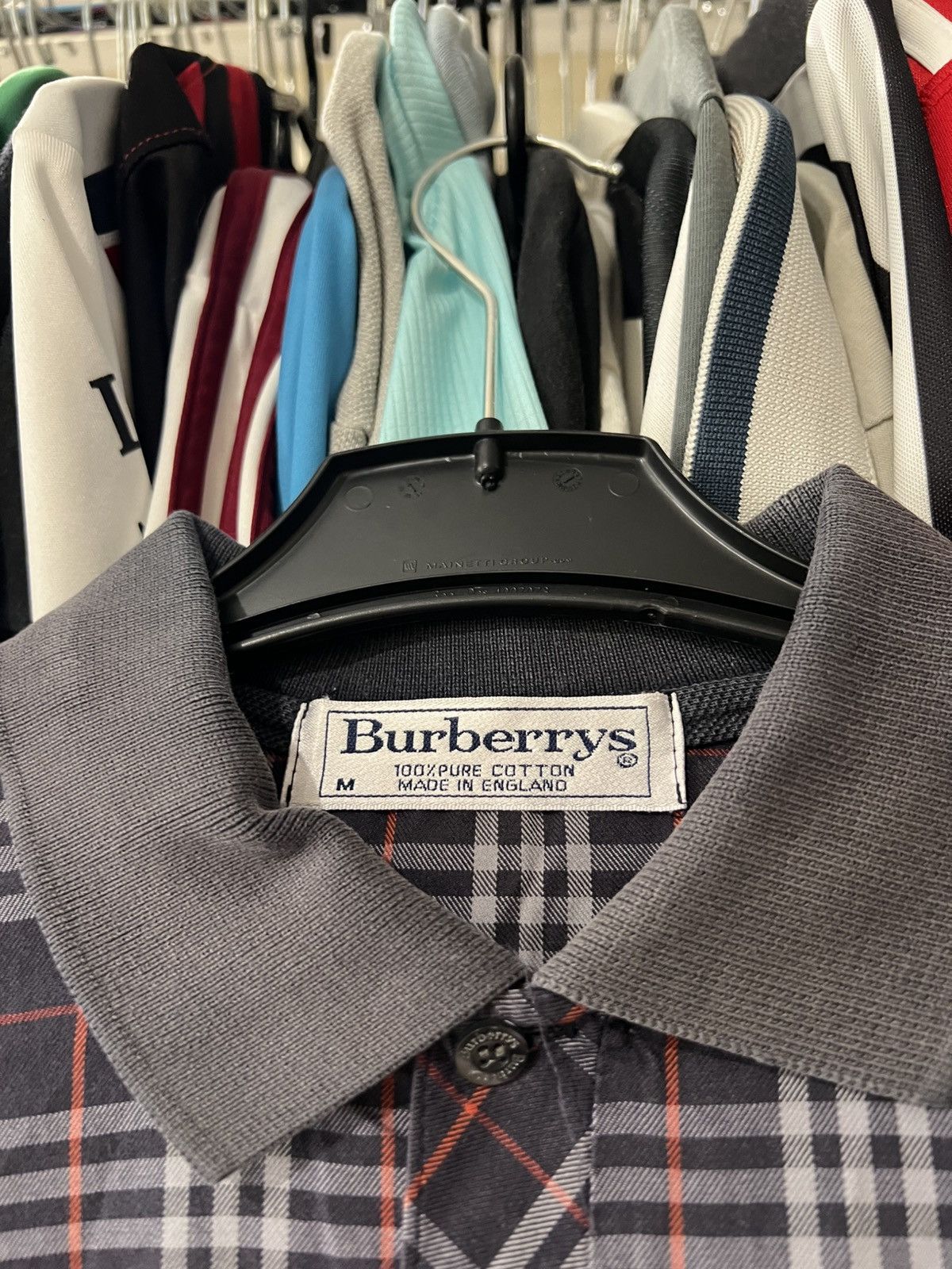 Burberry VINTAGE BURBERRY’S CHECKERED POLO SHIRT AOP NOVA CHECK SZ M Size US M / EU 48-50 / 2 - 5 Thumbnail