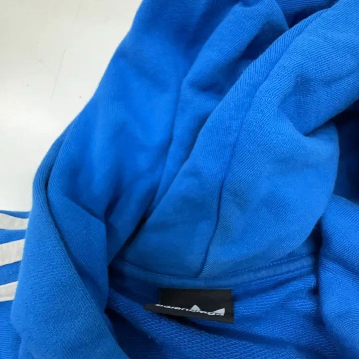 Balenciaga Balenciaga Balenciaga x Adidas Blue Hoodie with Stripes -2 Size US M / EU 48-50 / 2 - 5 Thumbnail