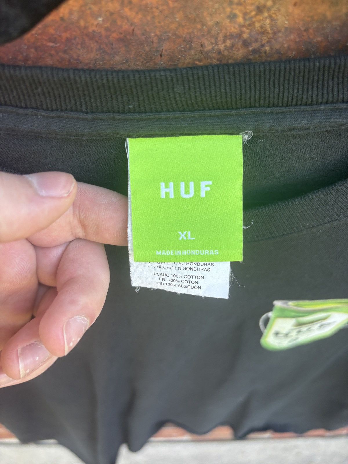 Huf Huf Slime 20 Year Anniversary Tee Streetwear Black Size XL Size US XL / EU 56 / 4 - 5 Thumbnail